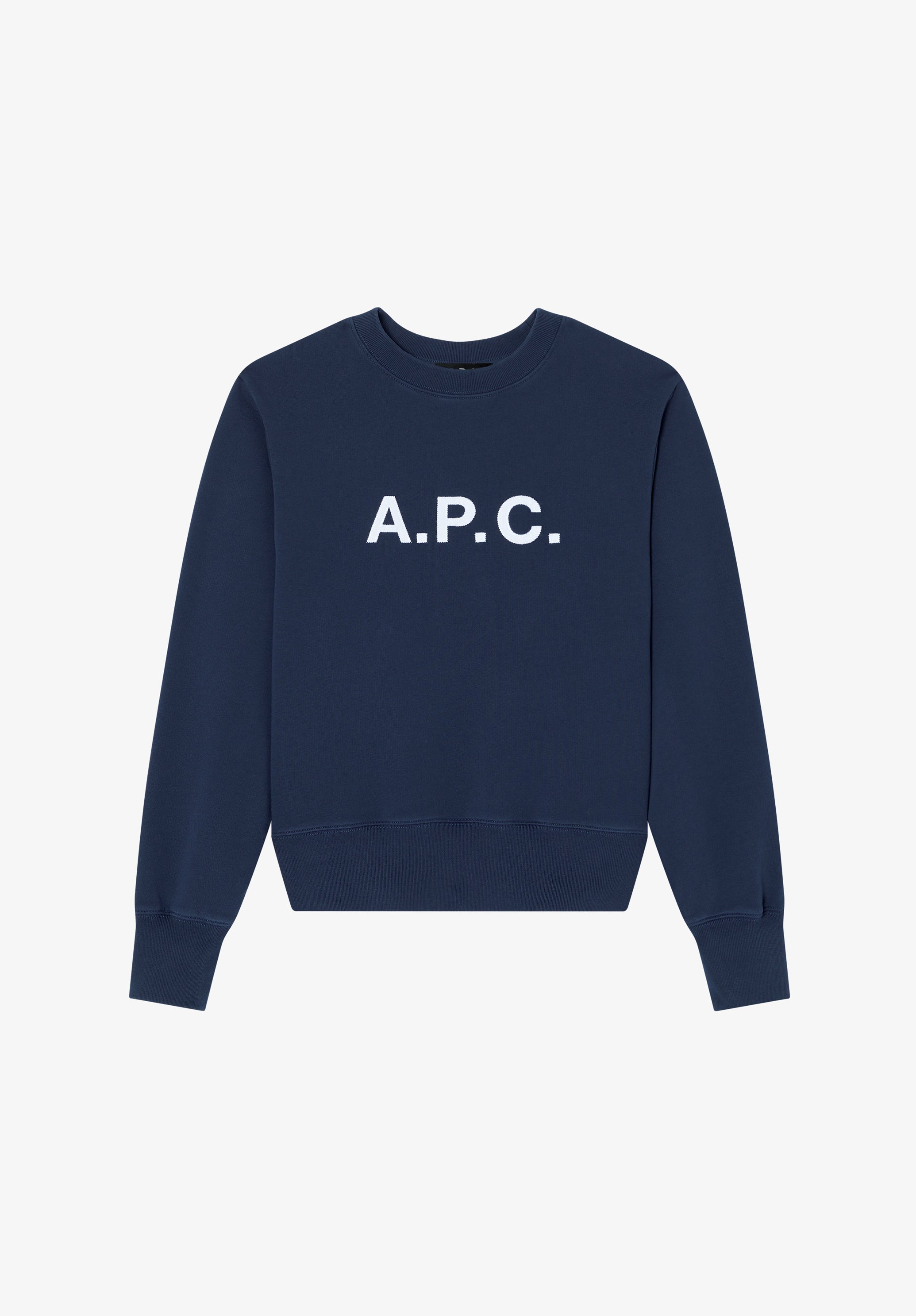 A.P.C. Vintage Sweatshirt Baumwolle Boxy Blau