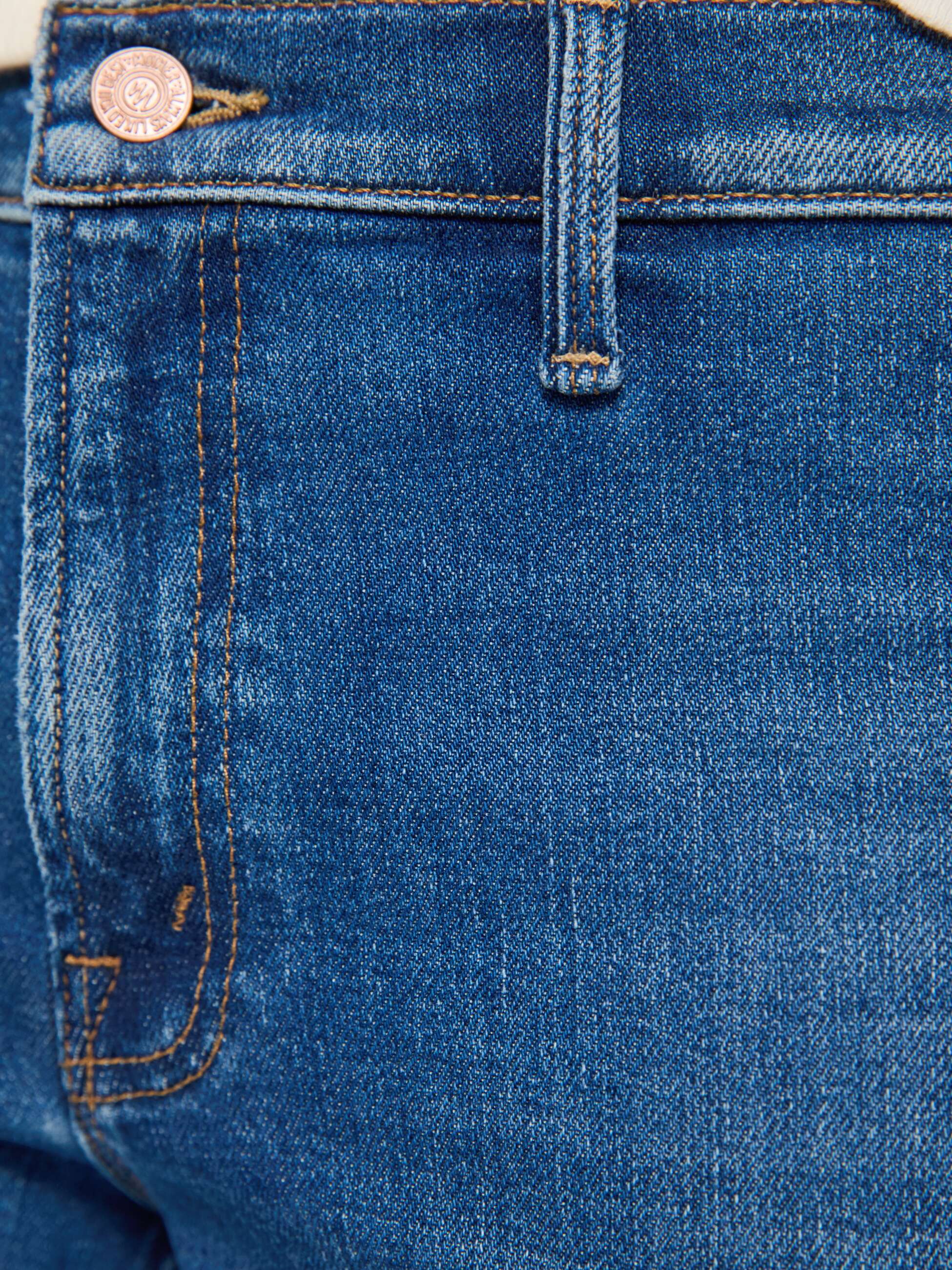 Mother The Draw Hustler Skimp Damenjeans Mittelblau