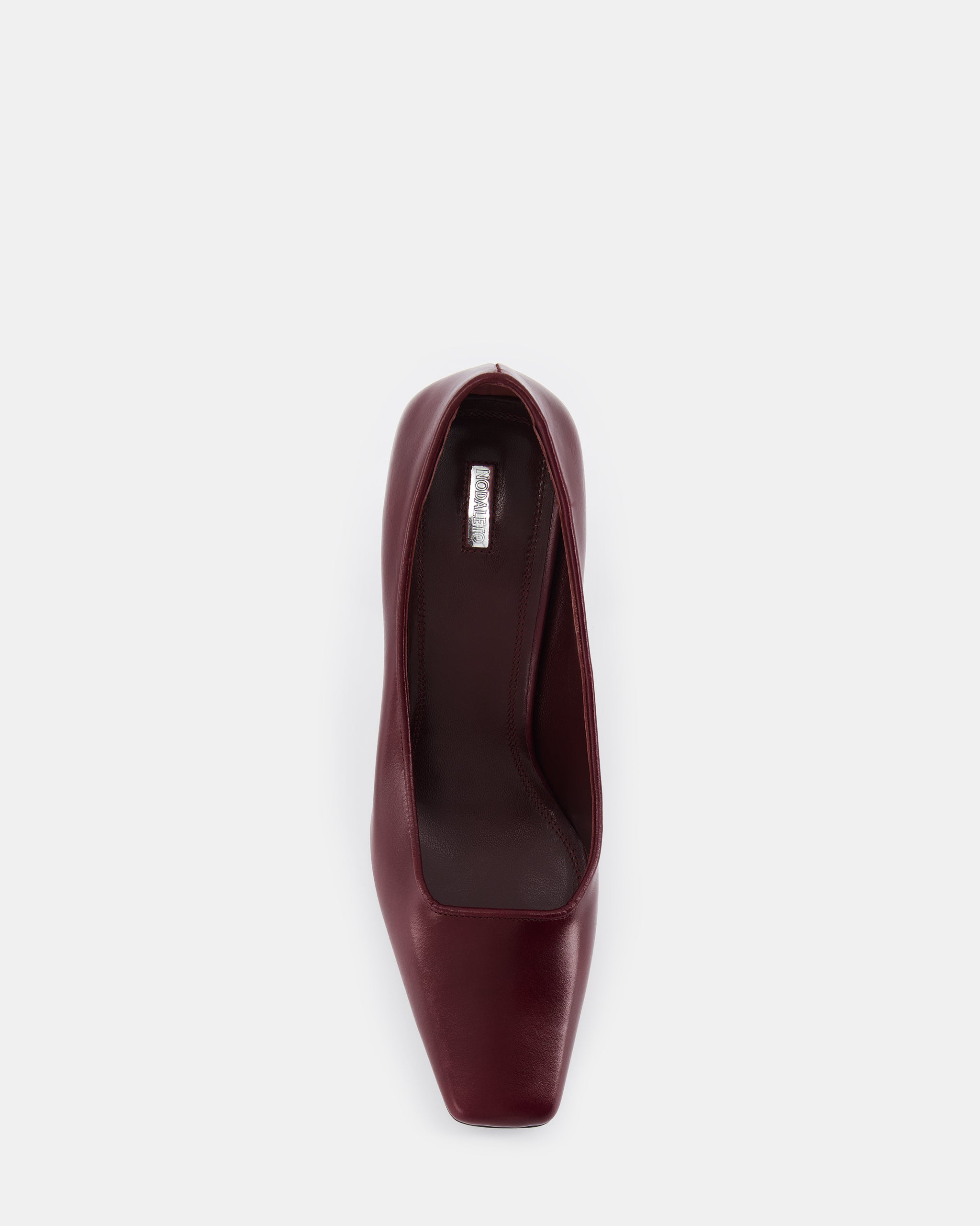 Nodaleto Nodstalgia Heidi Pumps Bordeaux Nappa 85mm