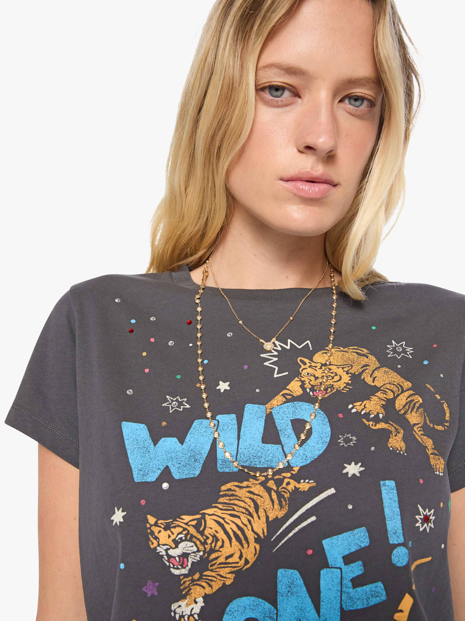 Mother The Boxy Goodie Goodie T-Shirt Wild One
