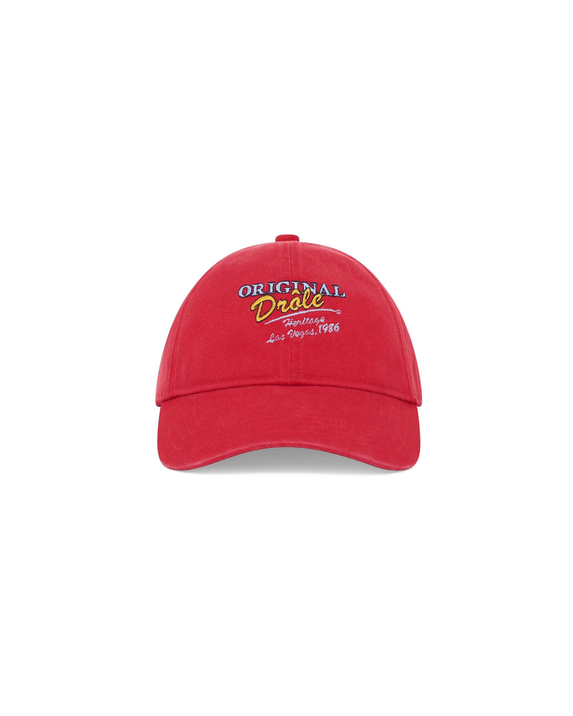 Drôle De Monsieur Original Drole Cap Rot Baumwolle