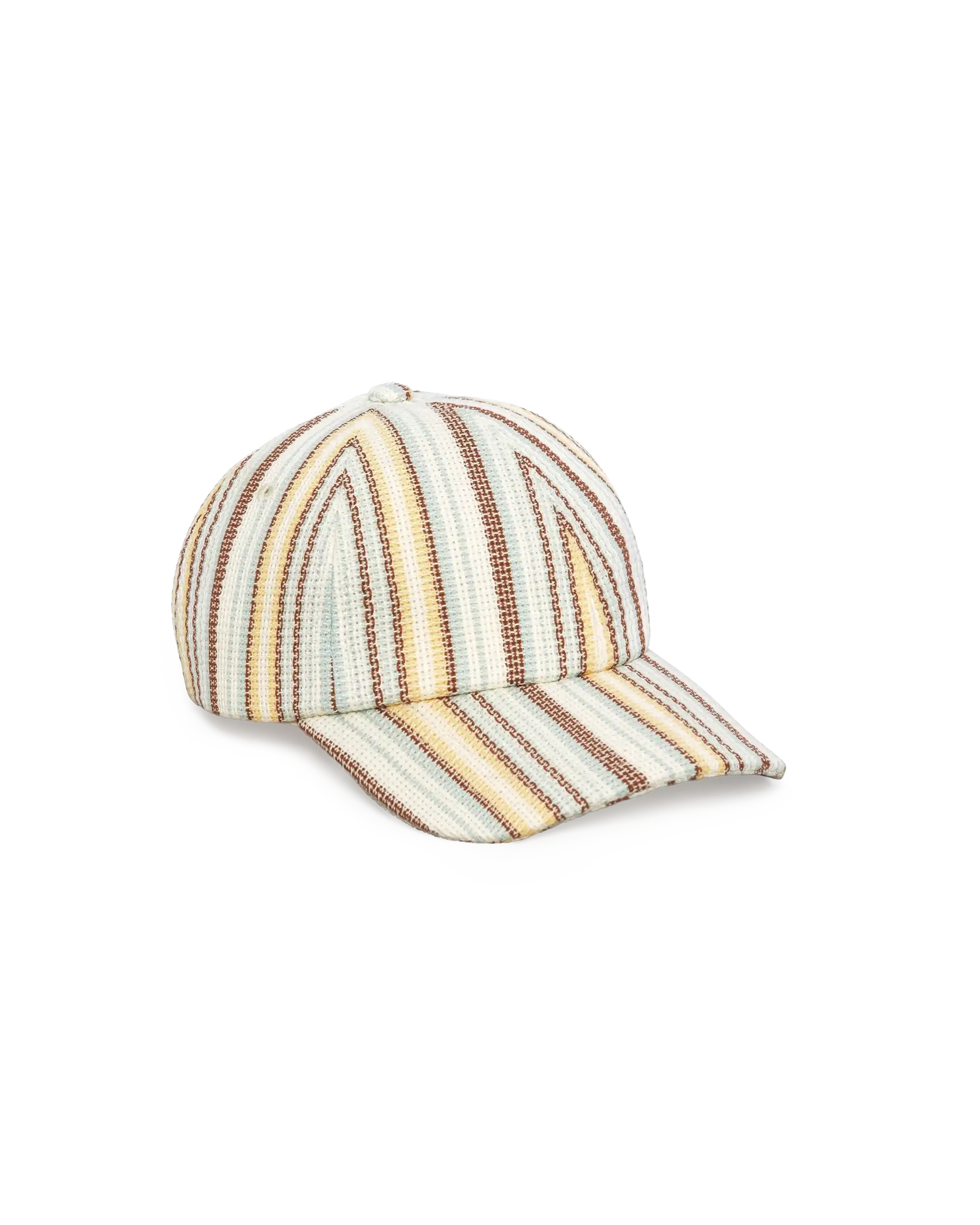 Drôle De Monsieur Casquette à Rayures Cap Off White Baumwolle OS