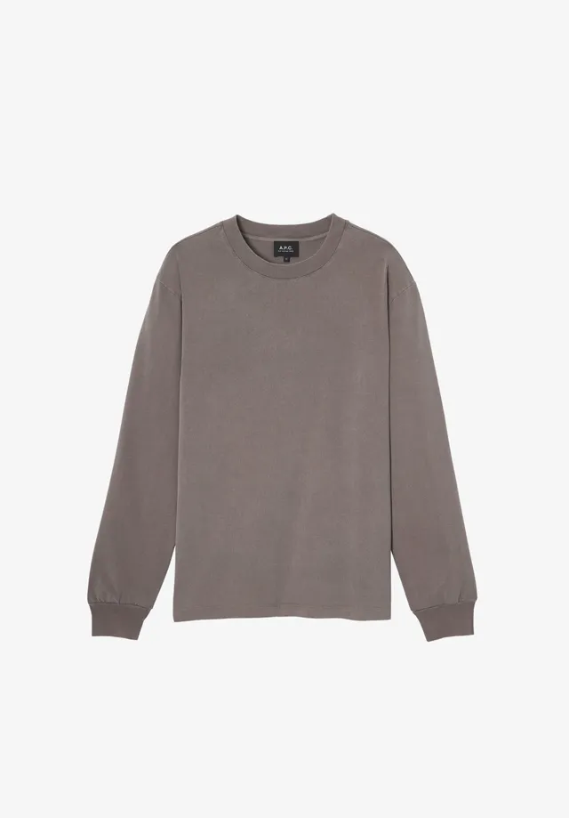 A.P.C. Hiver 26 T-Shirt langarm haselnussbraun