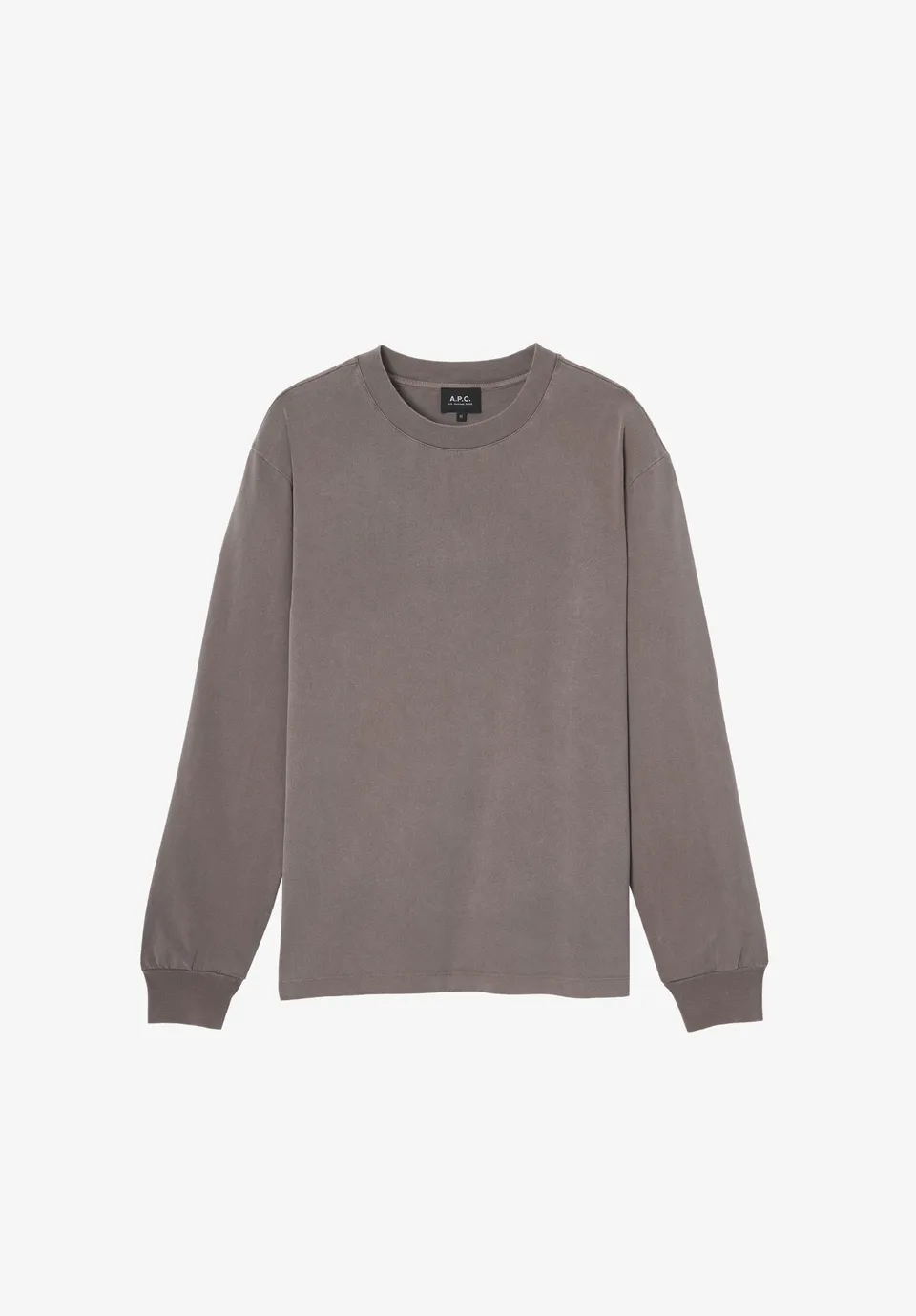 A.P.C. Hiver 26 T-Shirt langarm haselnussbraun