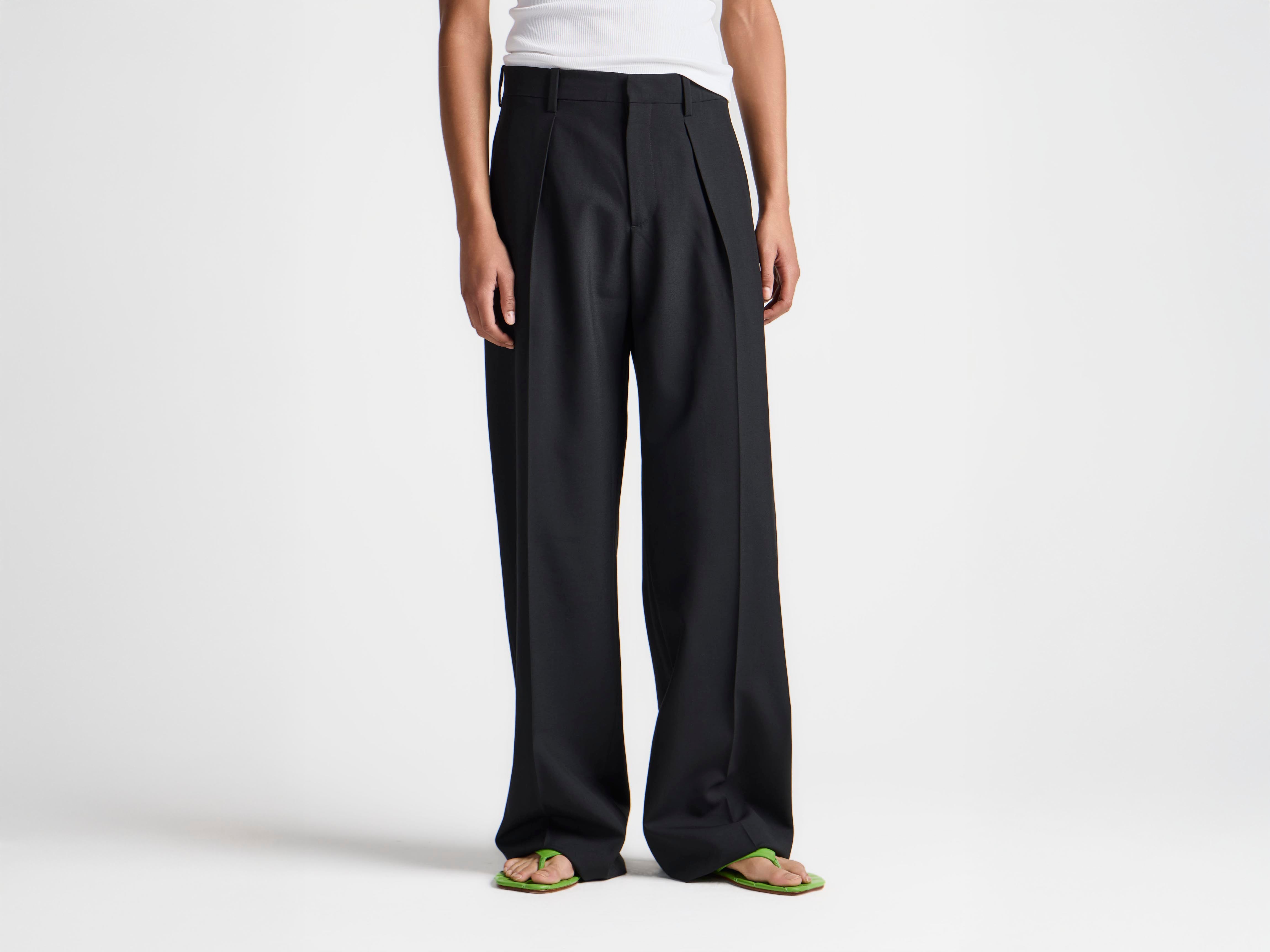 J.W.Anderson Straight Leg Trousers Hose Schwarz