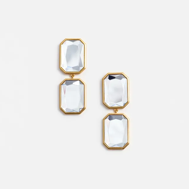 Self Portrait Crystal Tiered Ohrringe Gold One Size Kristall