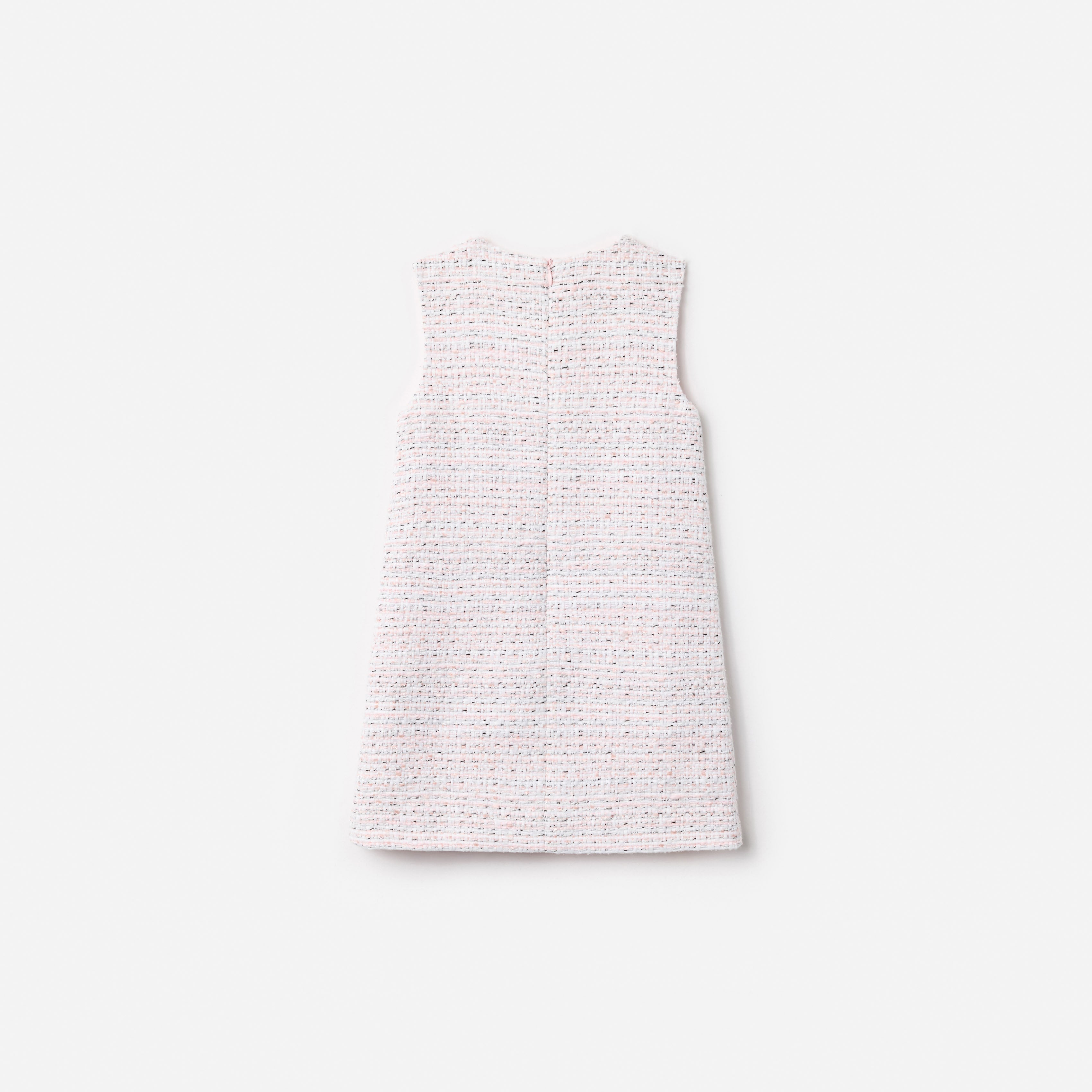 Self Portrait Pink Boucle Lace Bow Kleid Rosa Kinder