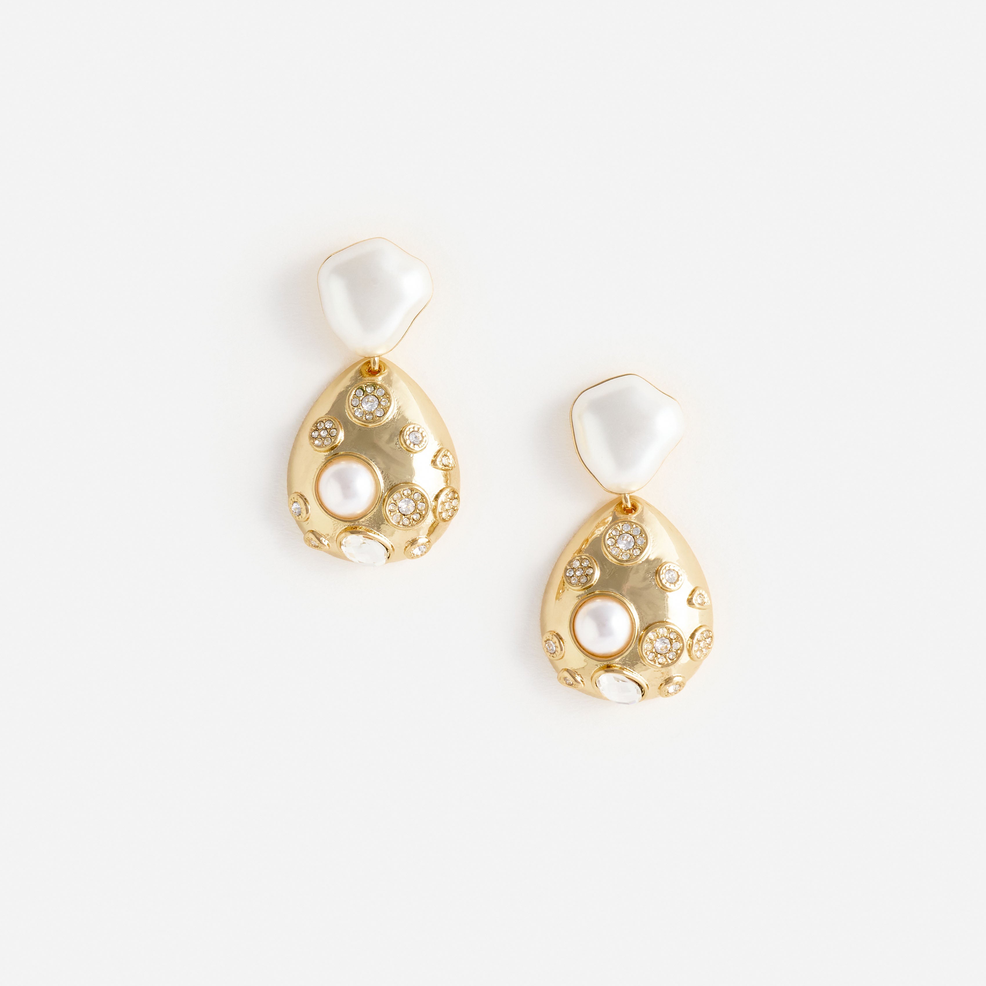 Self Portrait Gold Pearl Ohrringe gold One Size Perle