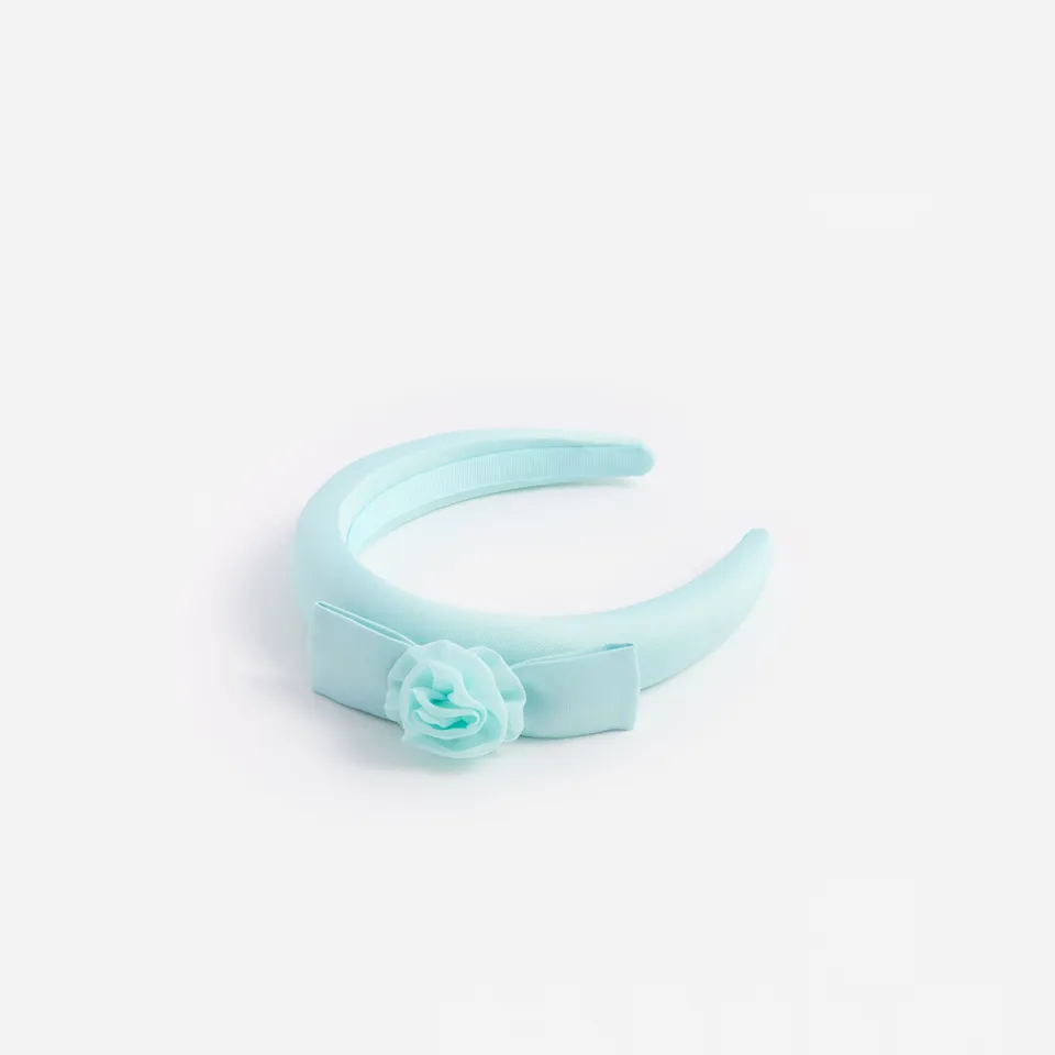 Self Portrait Aqua Flower Bow Headband Haarband Aqua
