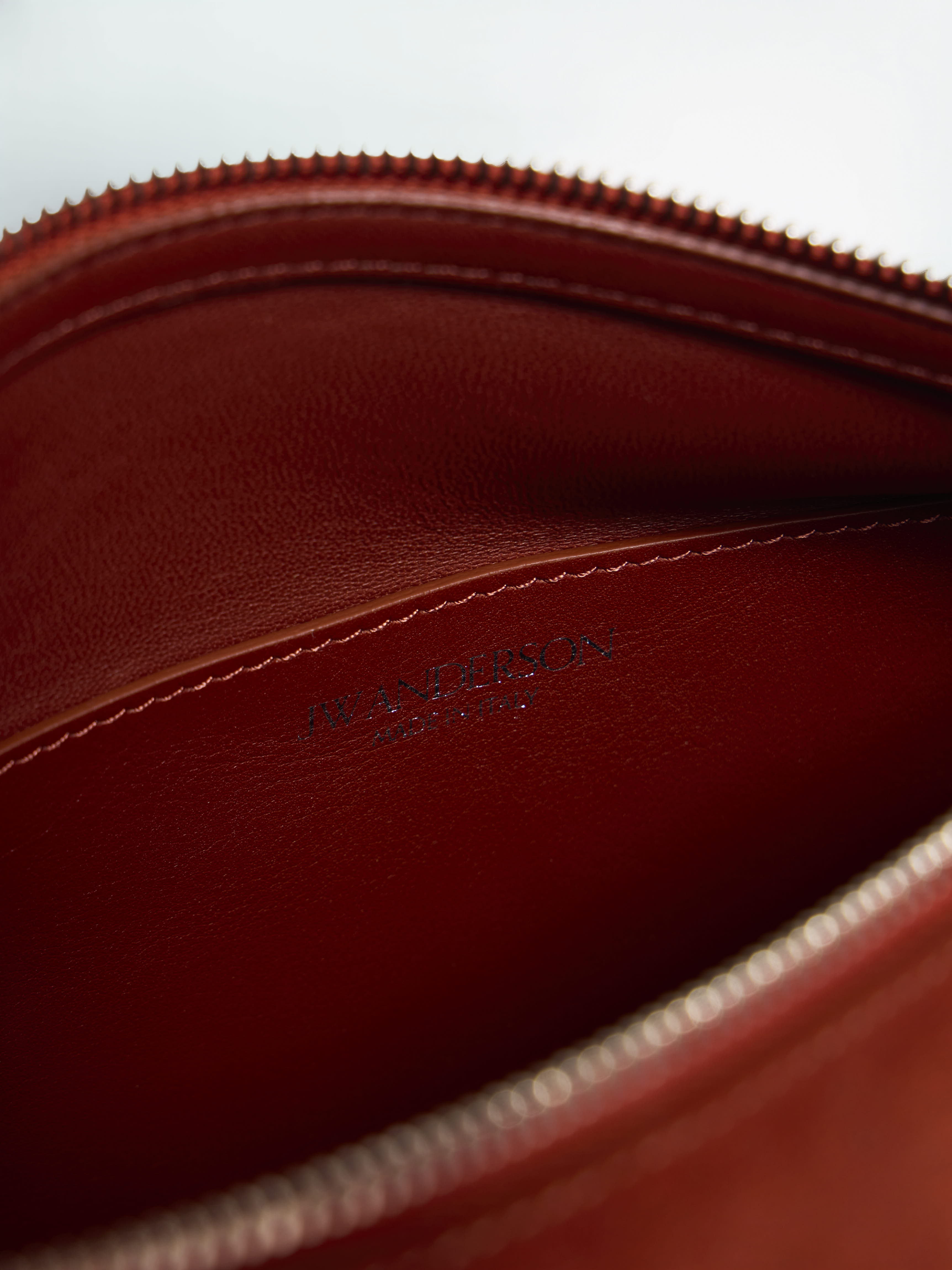 J.W.Anderson Loafer Bag Tasche Rostrot Wildleder