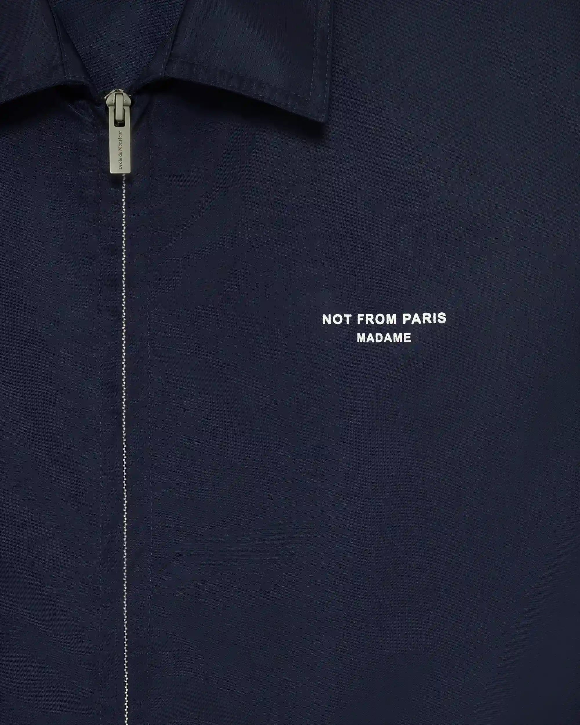 Drôle de Monsieur Slogan Nylonjacke Navy Polyamid