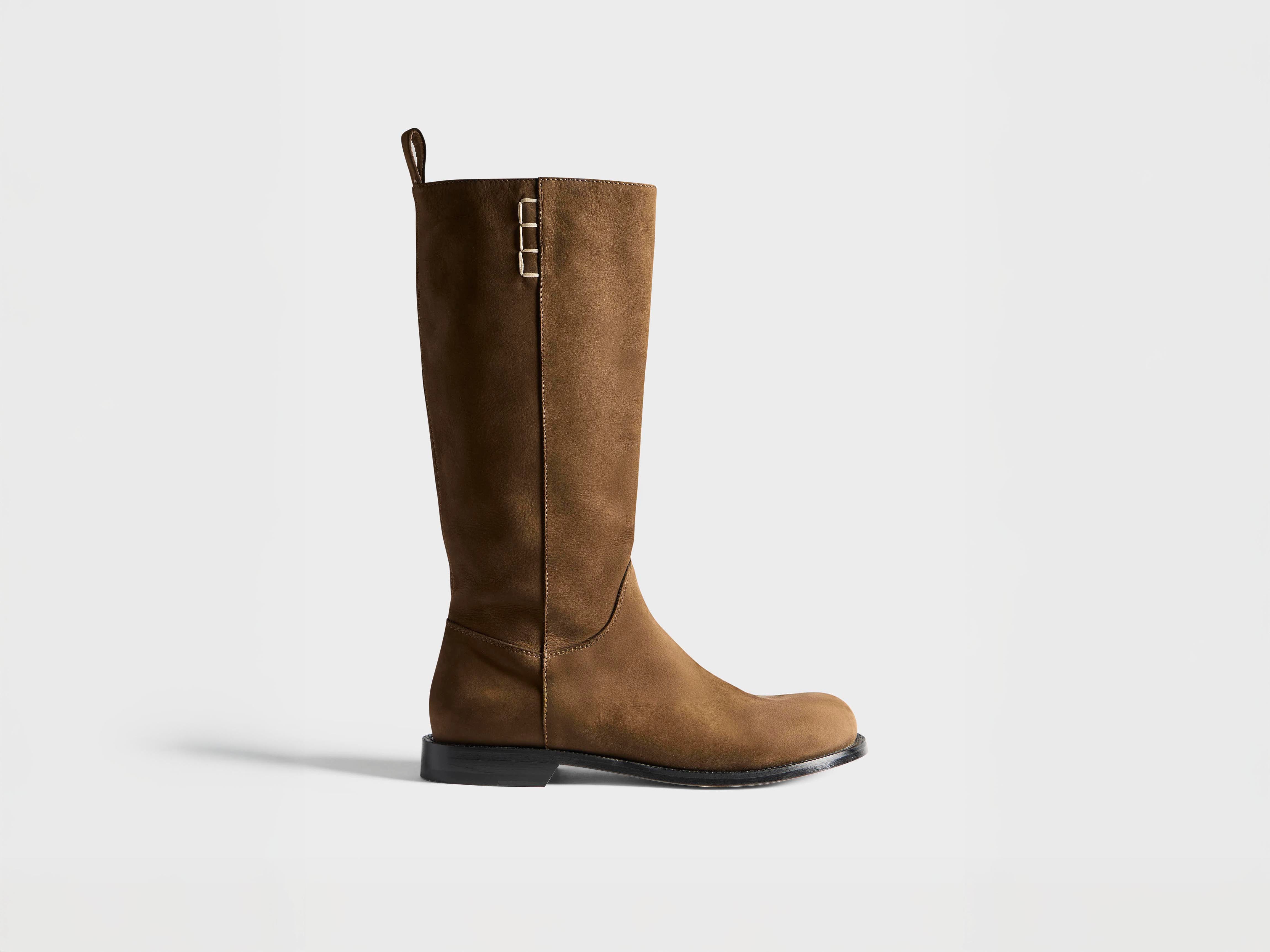 J.W.Anderson Loafer High Boot Stiefel Braun Nubuk 38