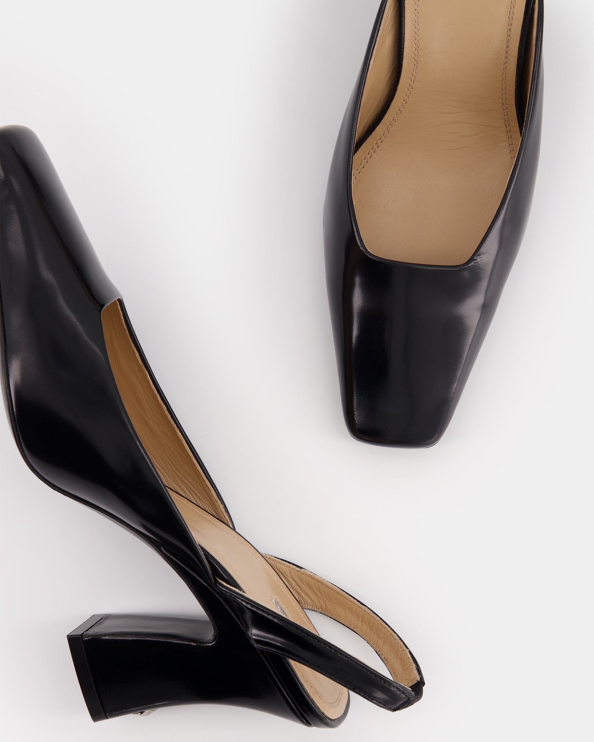 Nodaleto Nodstalgia Iris Pumps Schwarz Black Glassed 9cm