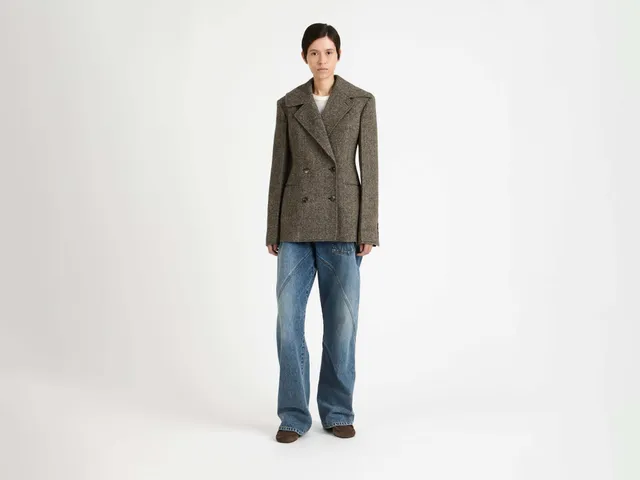 J.W.Anderson Fitted Waist Blazer Damenjacke Schwarz Beige 10