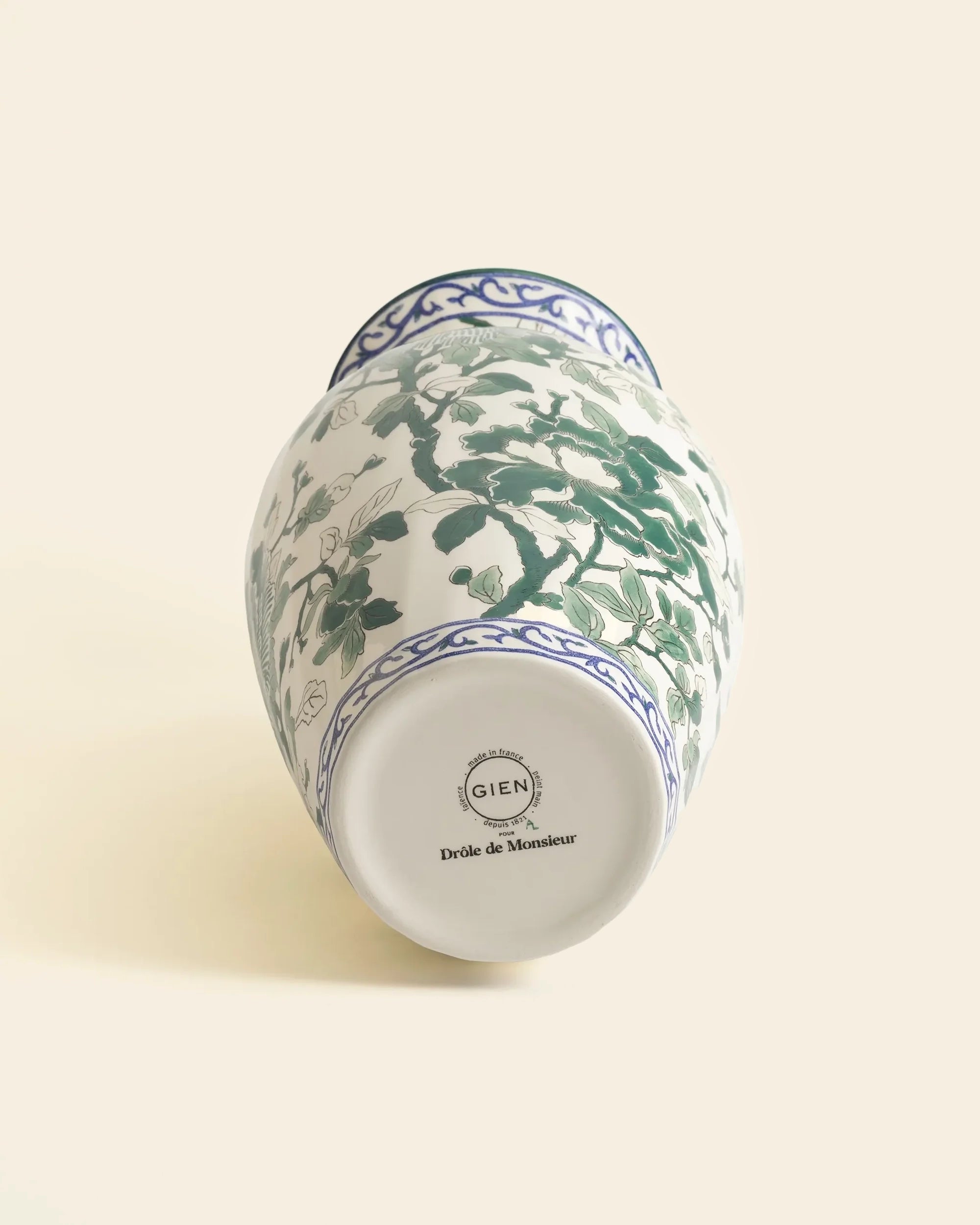 Drôle De Monsieur x Gien La Potiche Vase Grün Keramik