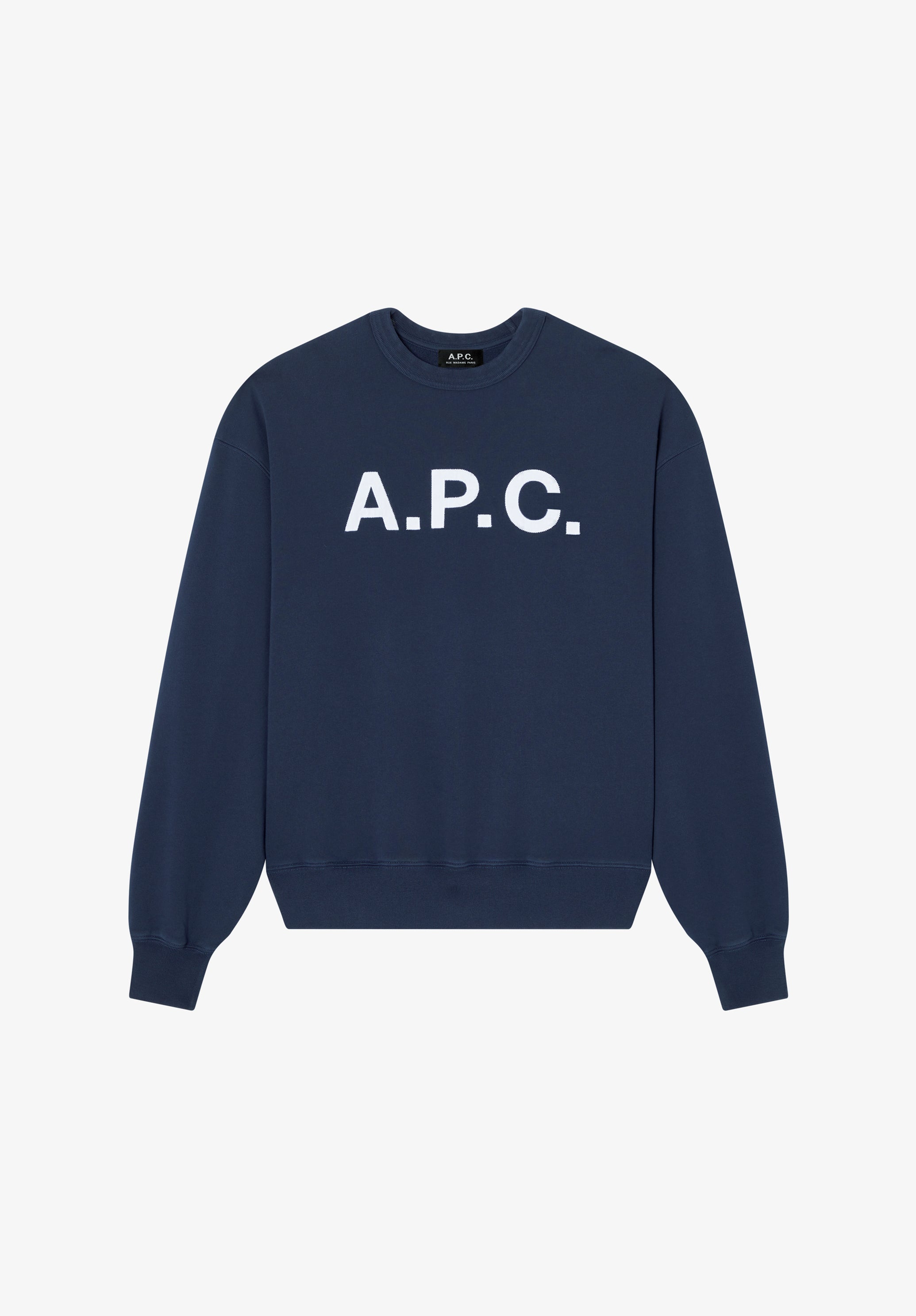 A.P.C. Sweatshirts Sweatshirt Marineblau M Baumwolle