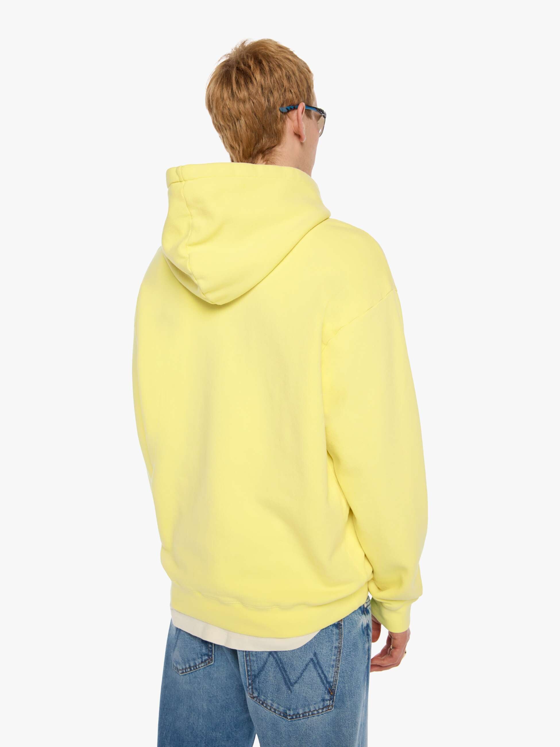 Mother Oversized Hoodie Gooey gelb Baumwolle