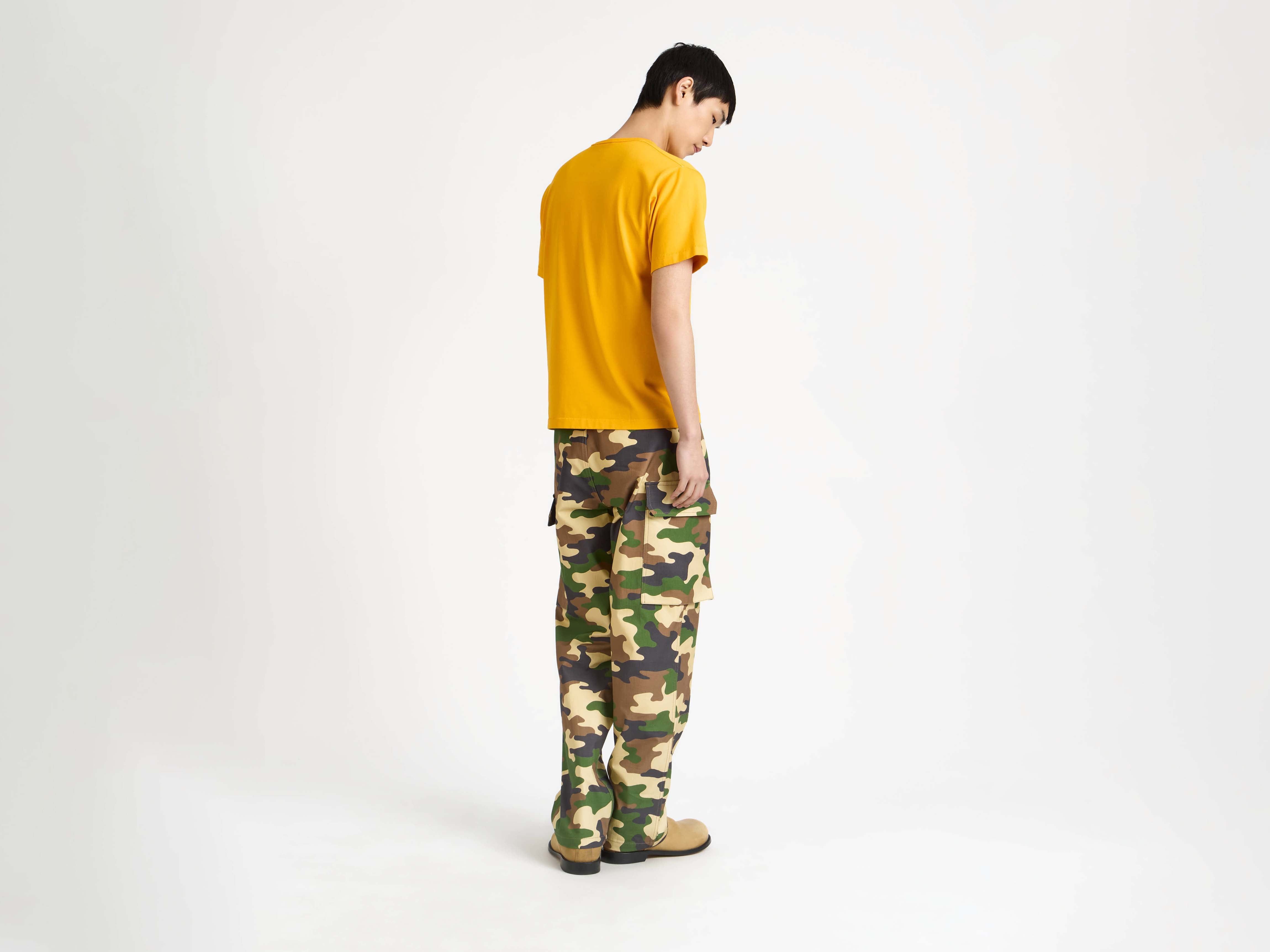 J.W.Anderson Echoes T-Shirt Herren Gold mit Stickerei