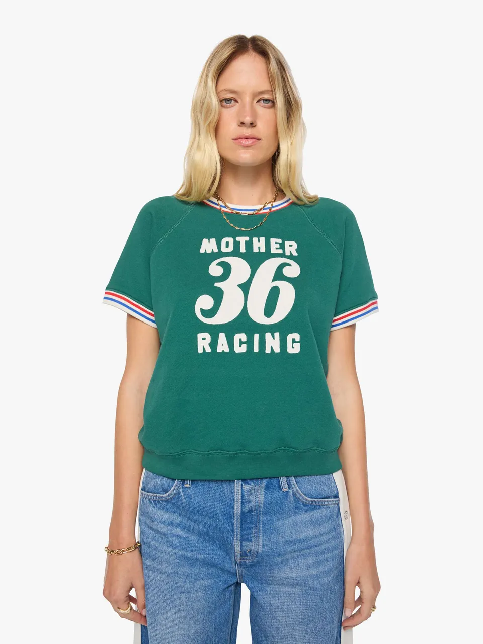 Mother Sport Concert Sweatshirt Grün Baumwolle