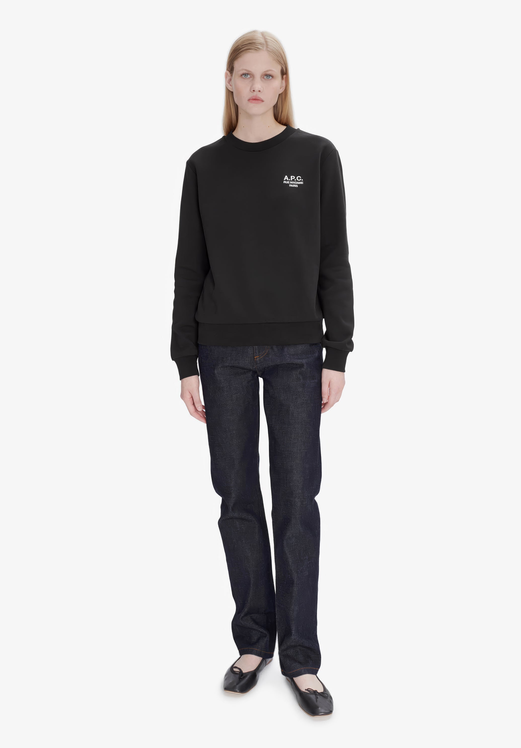 A.P.C. Standard Rue Madame Sweatshirt Bio-Baumwolle Gr. M