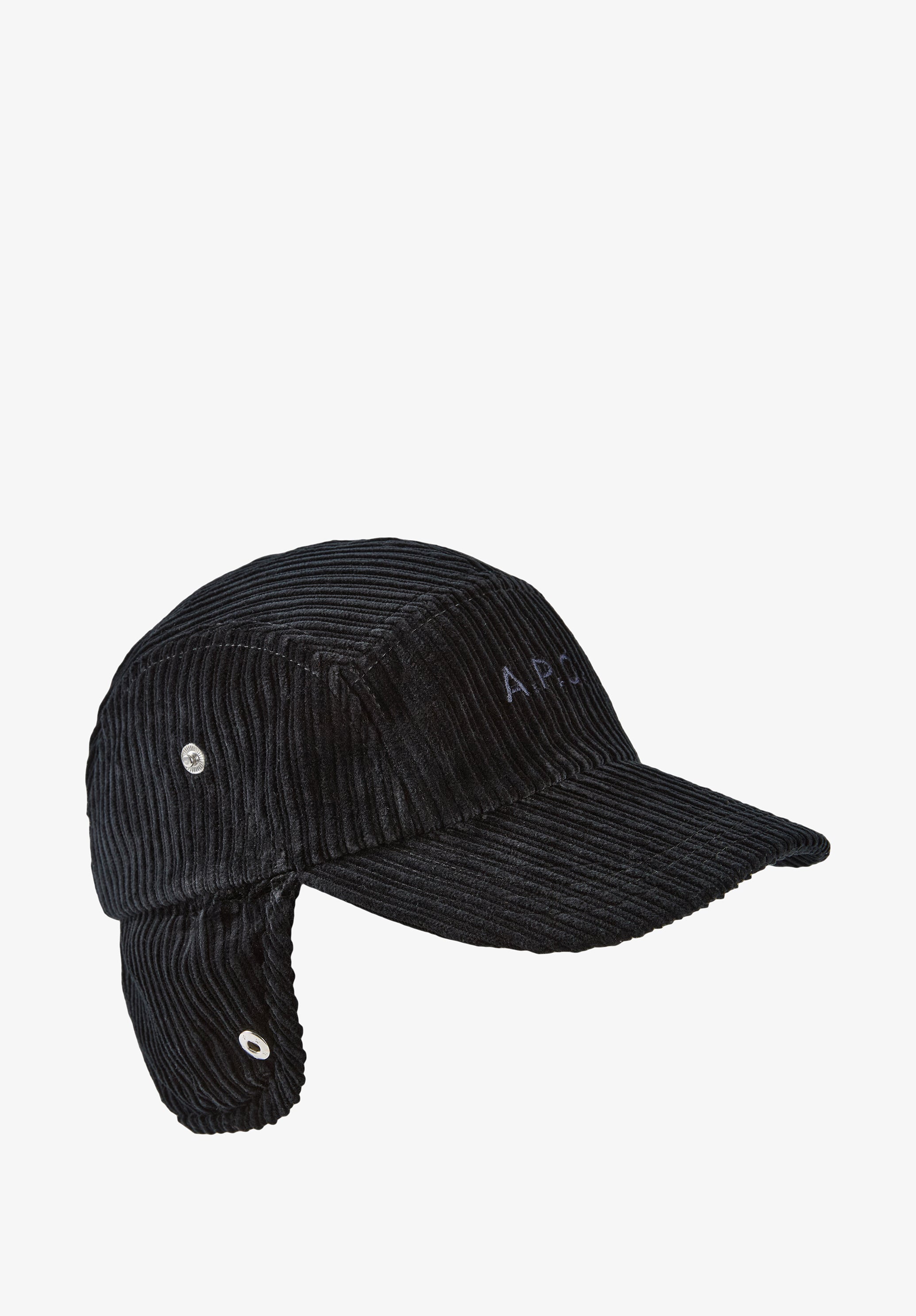 A.P.C. HATS Schirmmütze Gr. 58 Cord Wolle Tartan