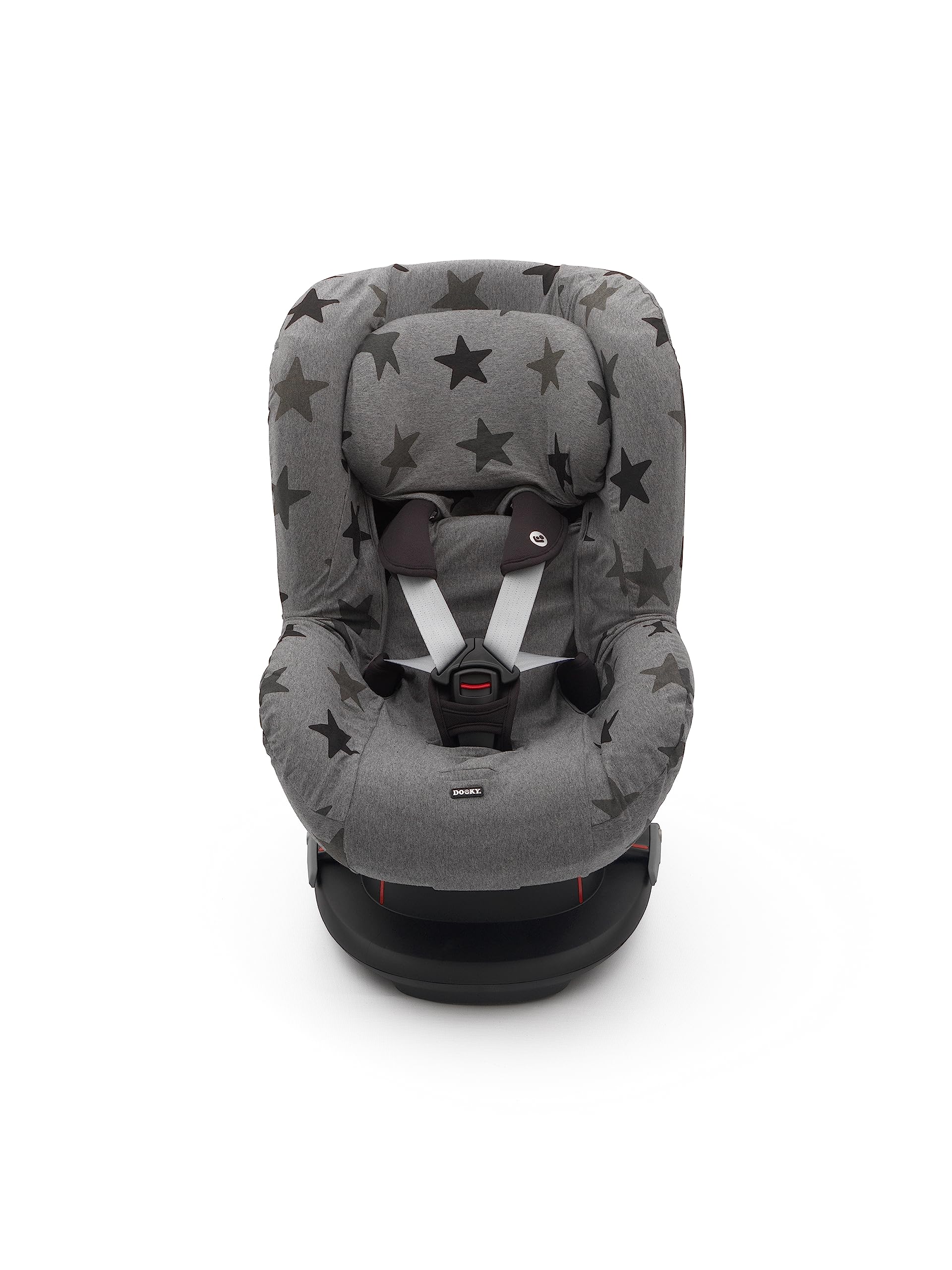 DOOKY Seat Cover Group 1 Grey Stars Sitzbezug grau 9-18 kg