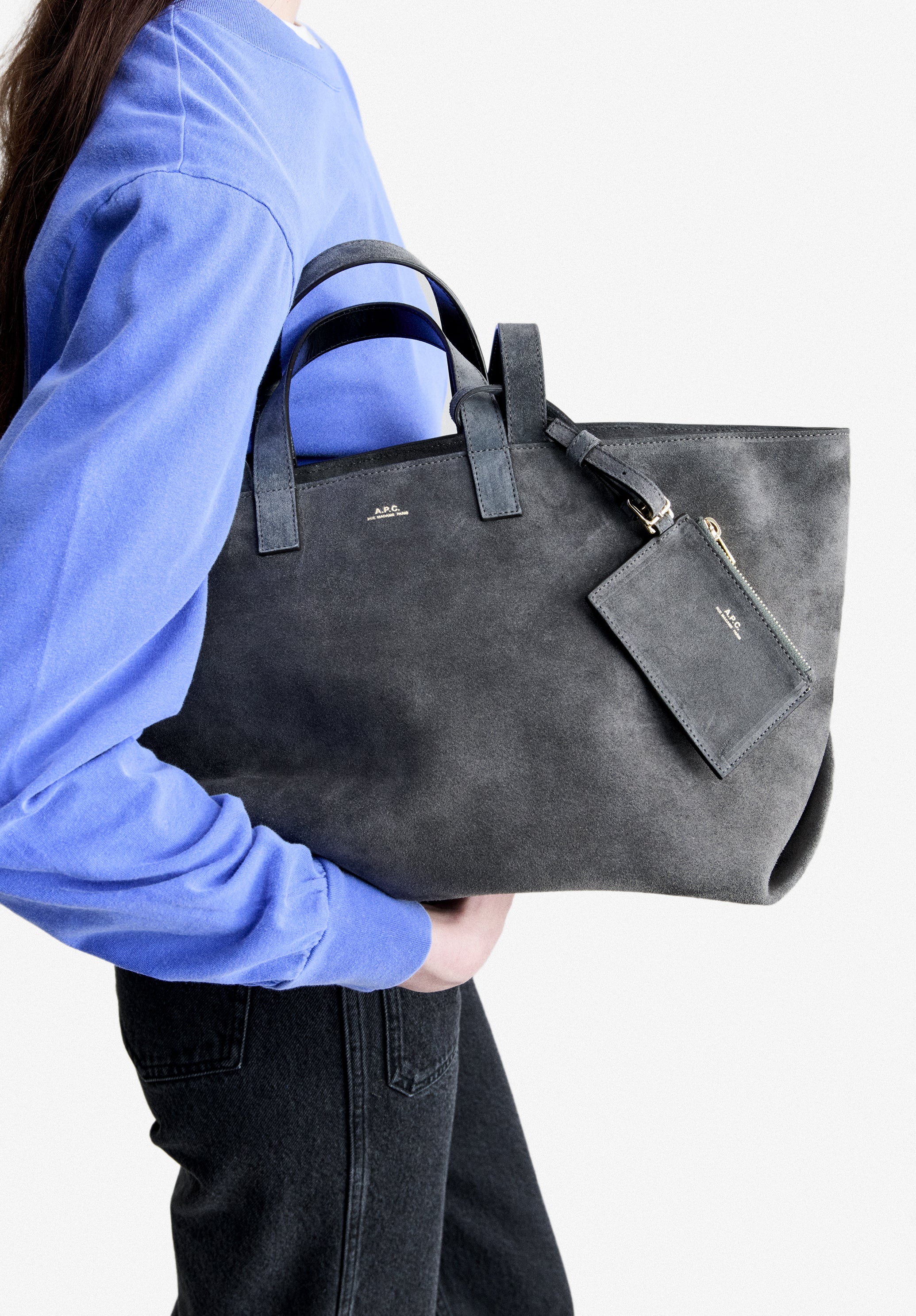 A.P.C. Drummer Tasche TU Reissverschluss Henkel