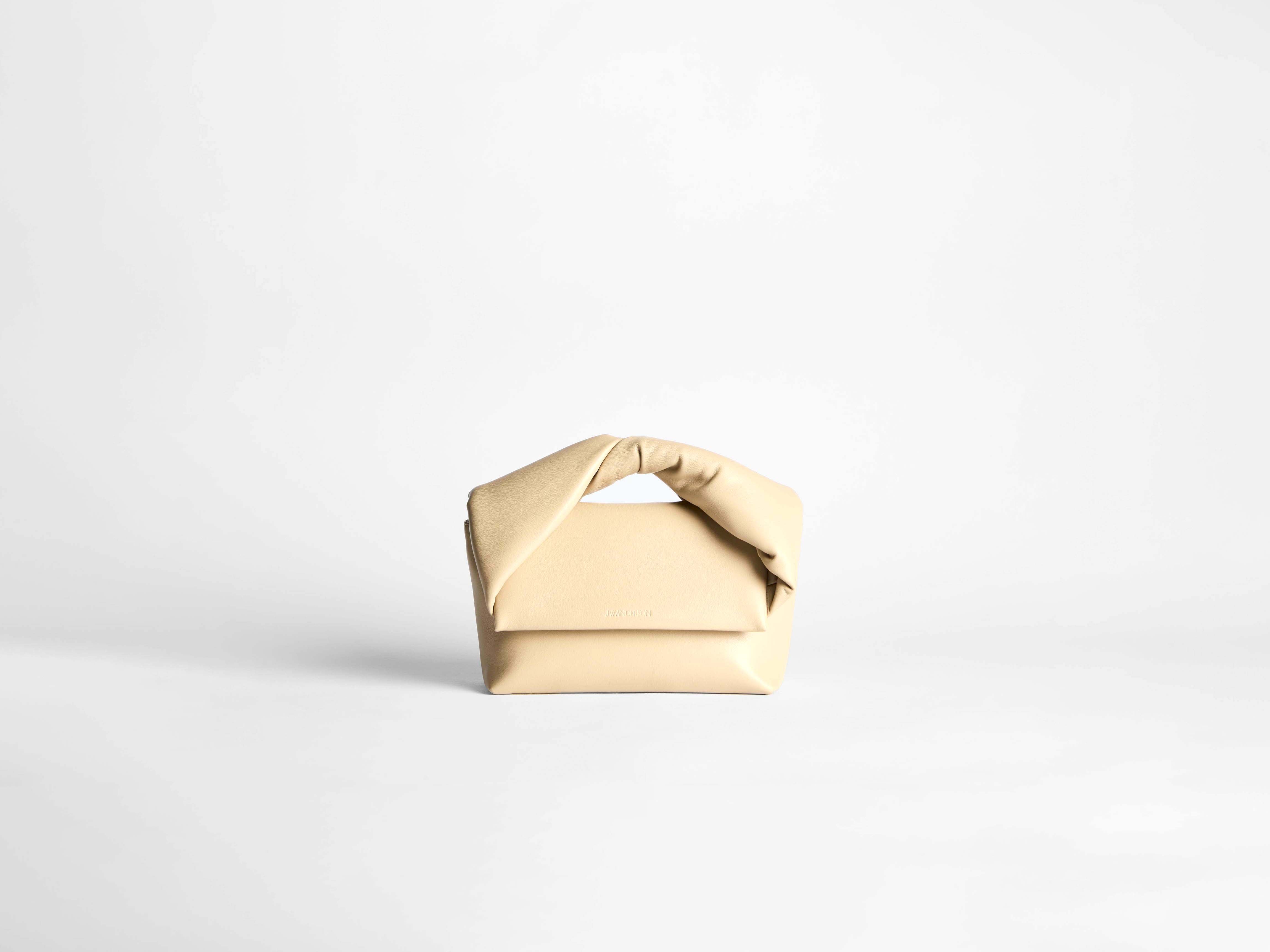 J.W.Anderson Twister Tasche Leder Taupe Medium
