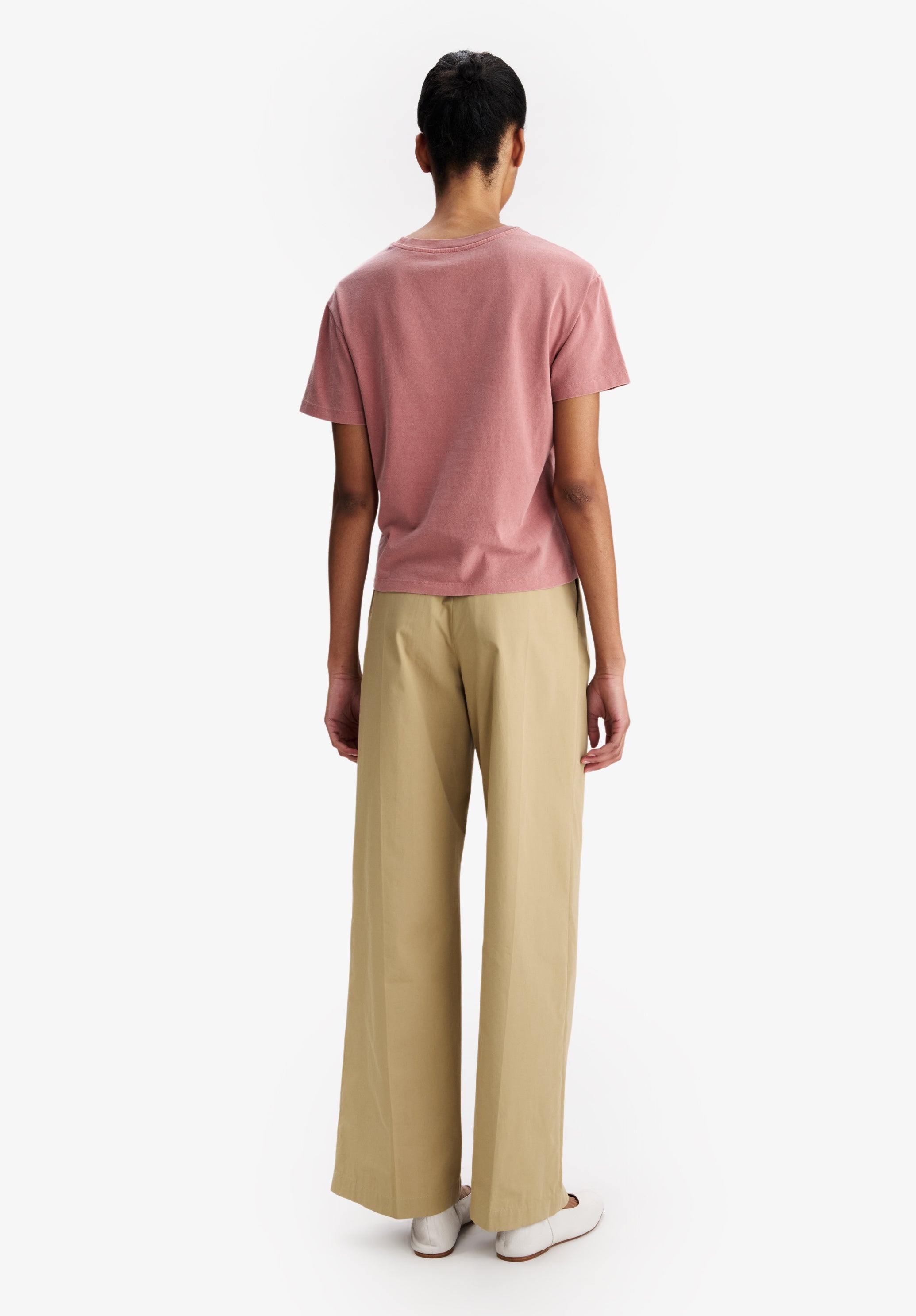A.P.C. Rue Madame T-Shirt Größe M Himbeerrosa Bio