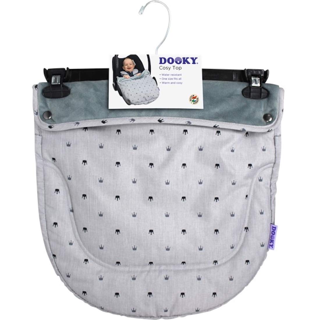 Dooky Cosy Top Crowns Fußsack Babyschale 0+ Universal