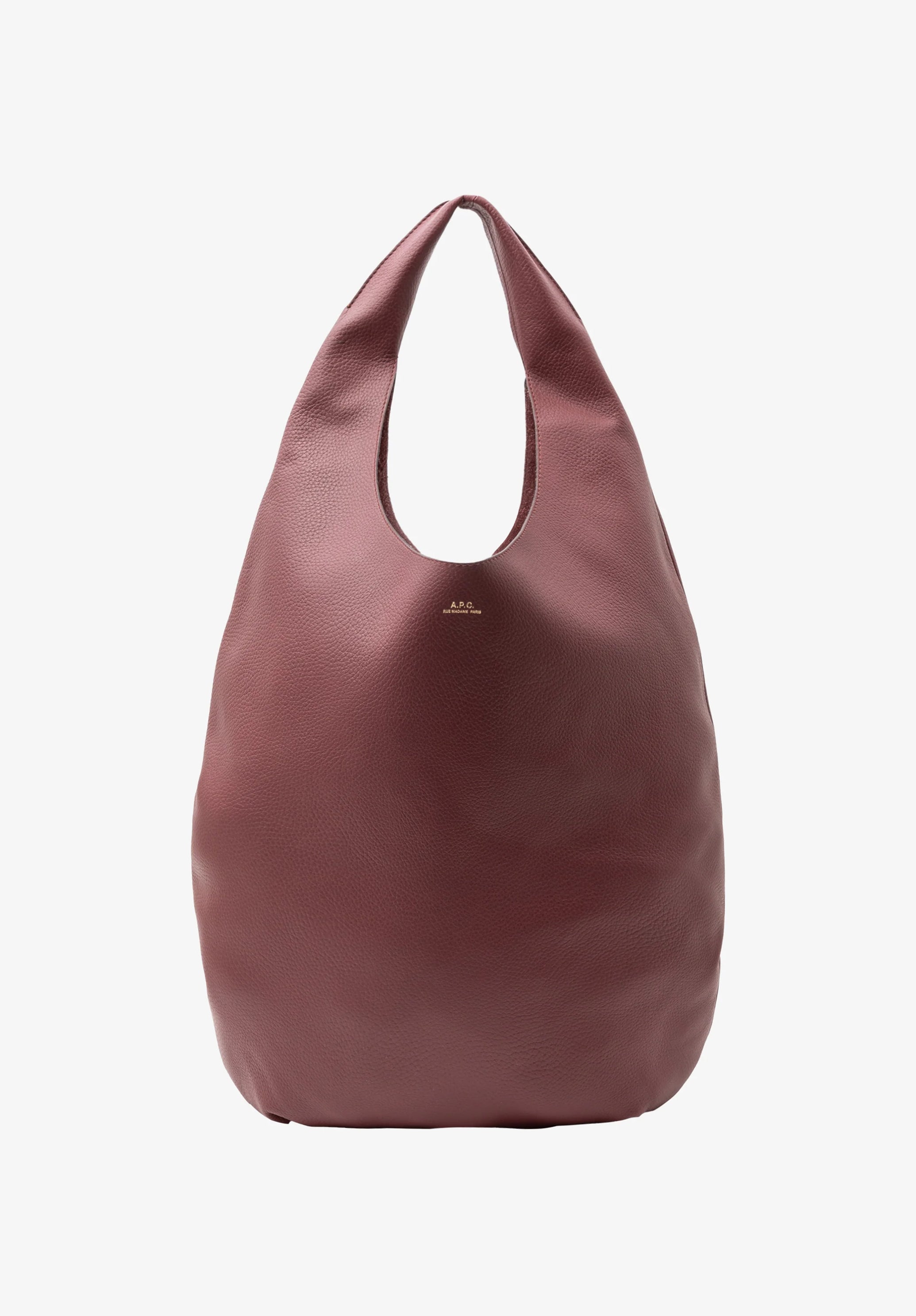 A.P.C. Le Neige Tote Ledertasche schwarz TU