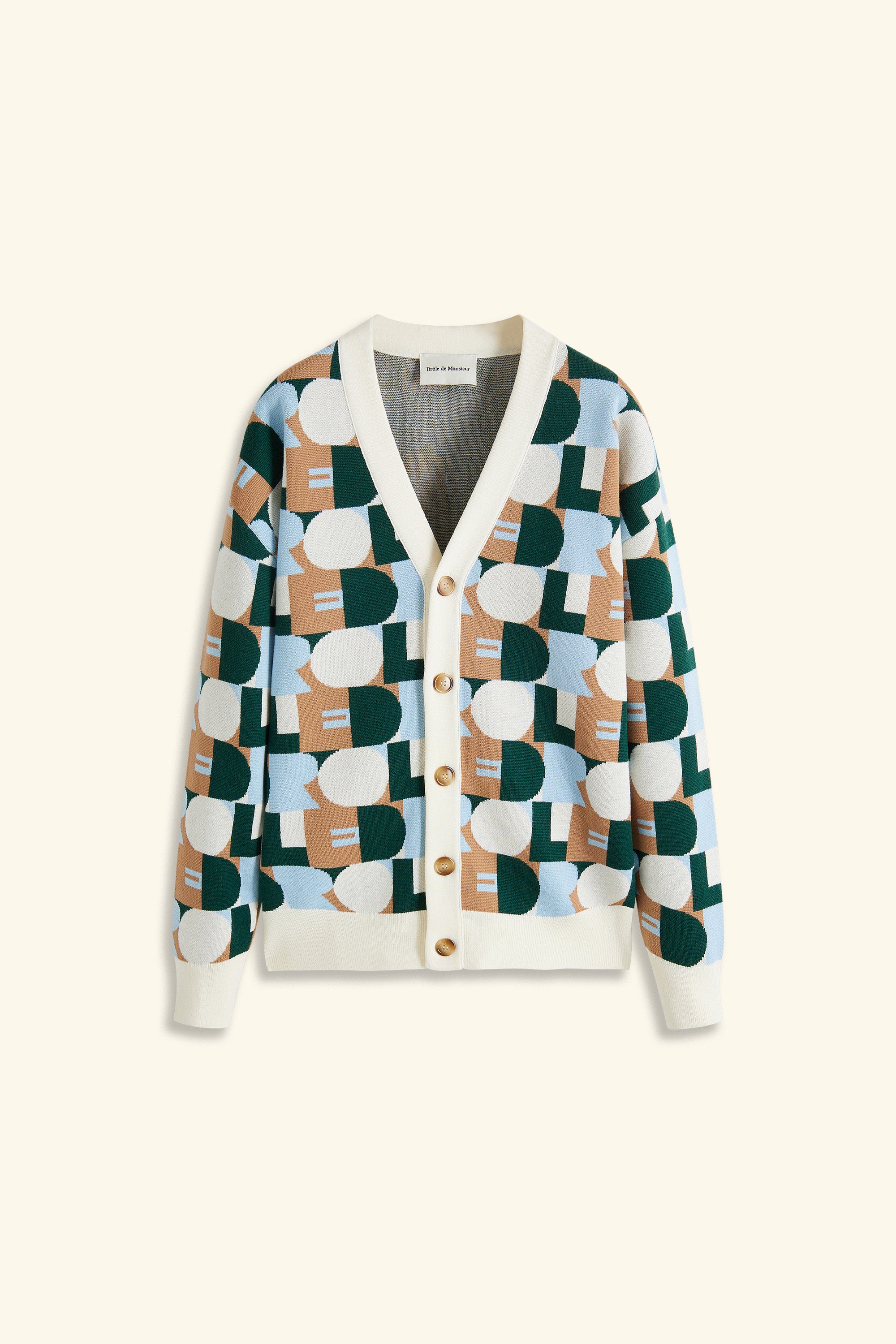 Drôle De Monsieur Le Cardigan Drôle Strickjacke Knopfleiste
