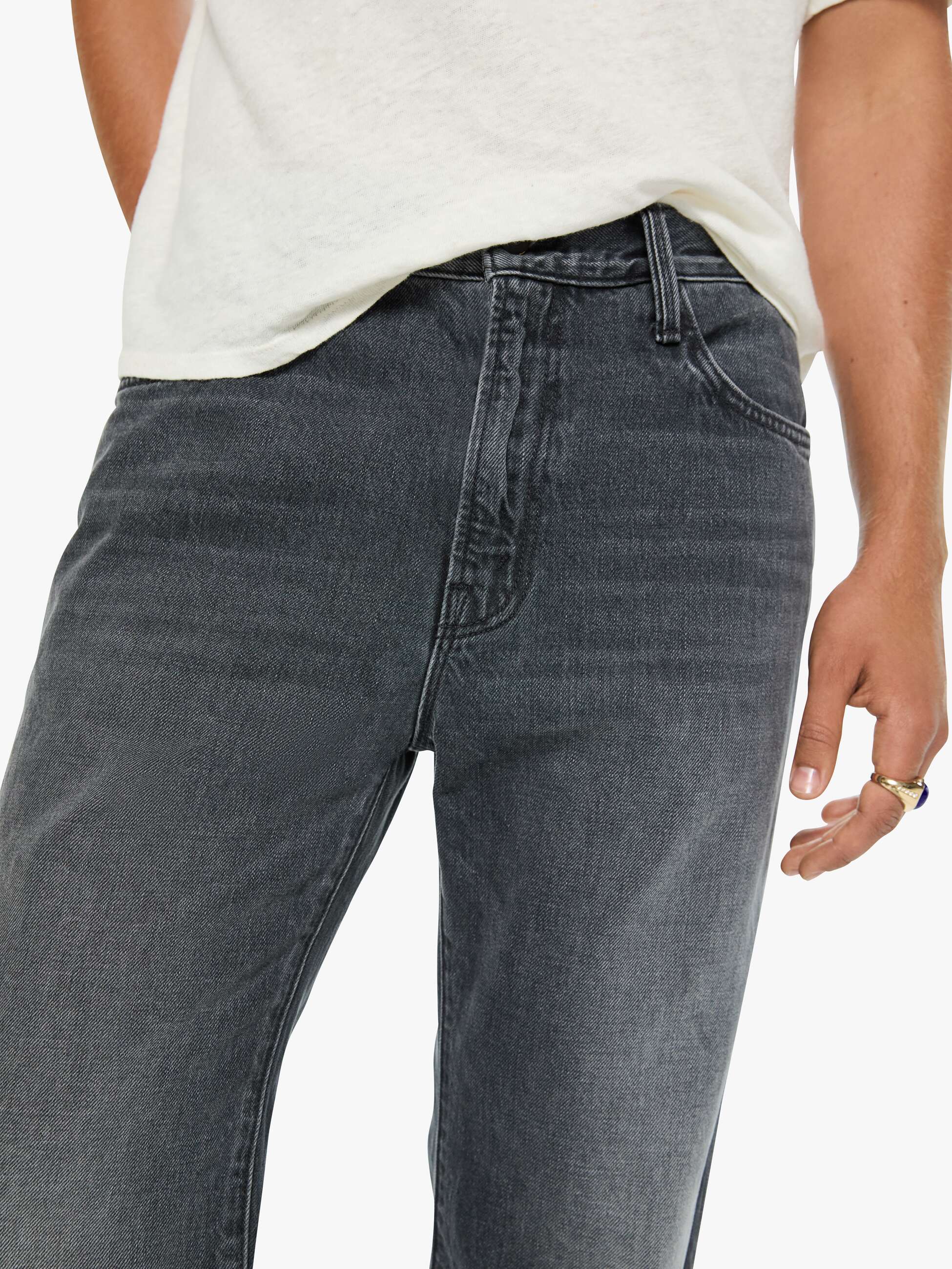 Mother Bronco Herren Jeans Dead To Rights Grau