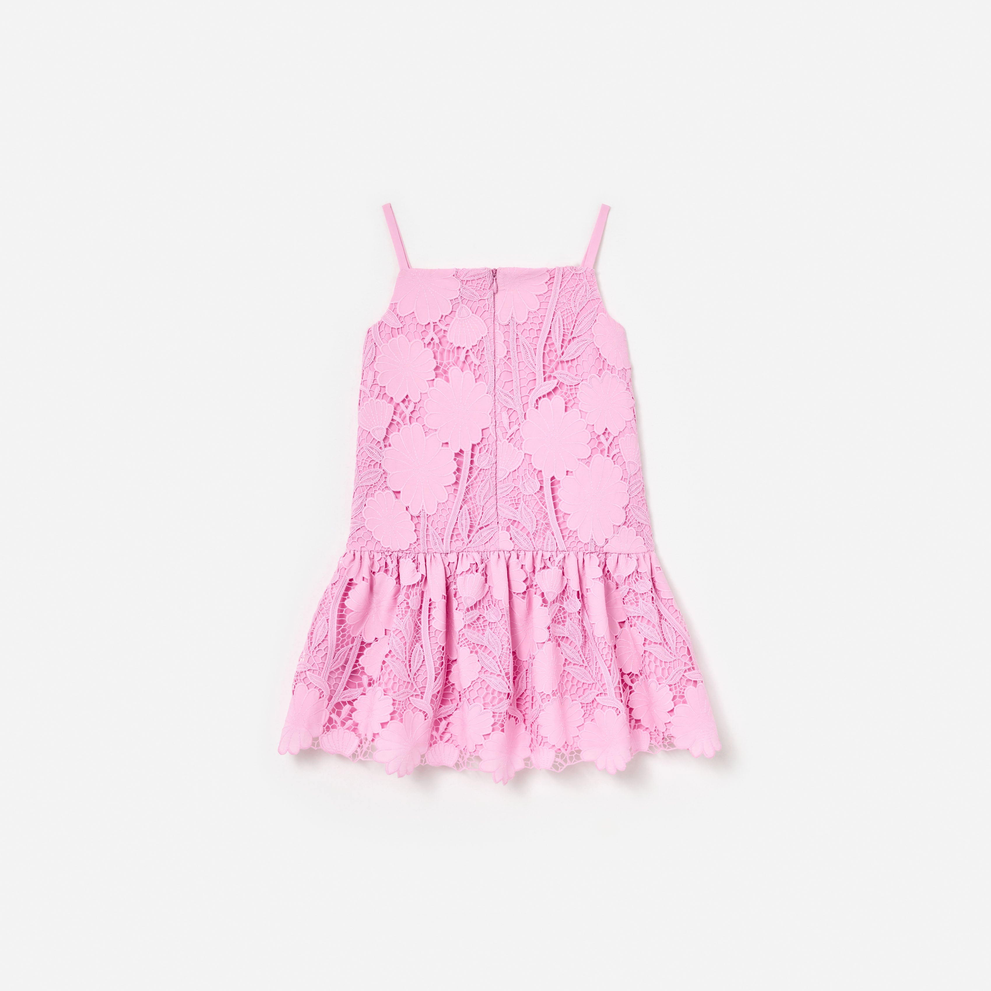 Self Portrait Pink Flower Lace Kinderkleid Rosa Spitze