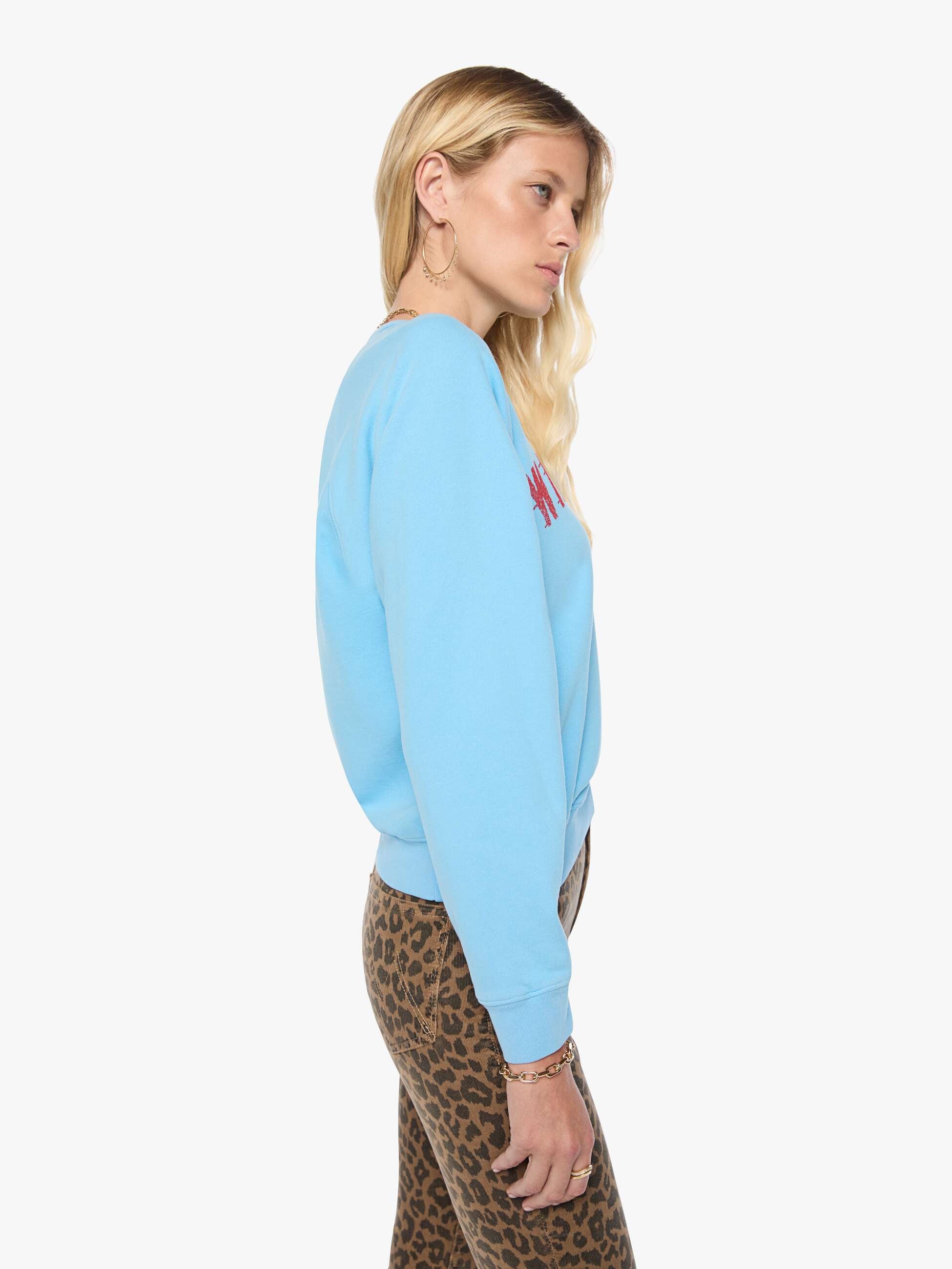 Mother The Concert Sweatshirt Wild Thing Hellblau