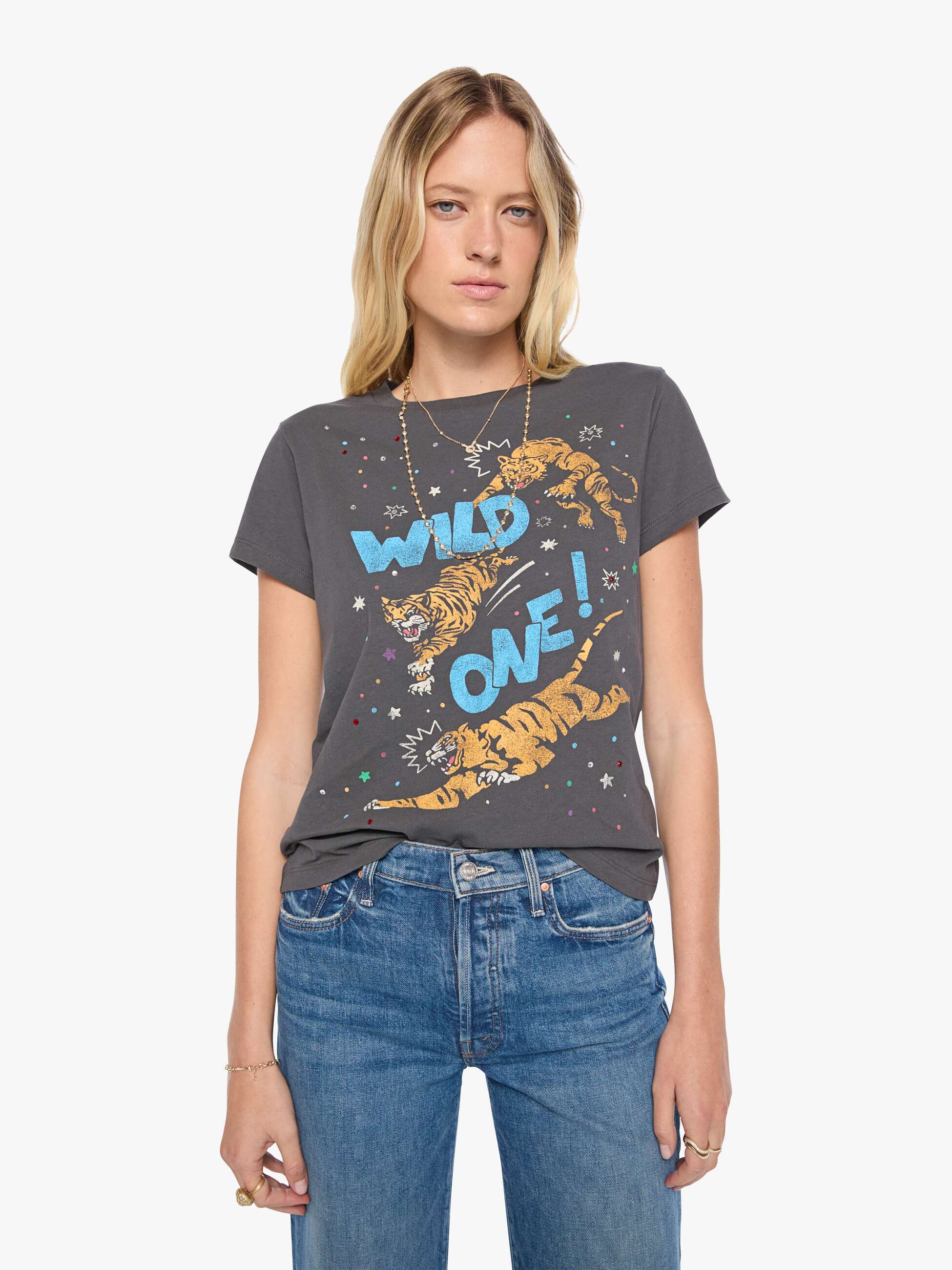 Mother The Boxy Goodie Goodie T-Shirt Wild One