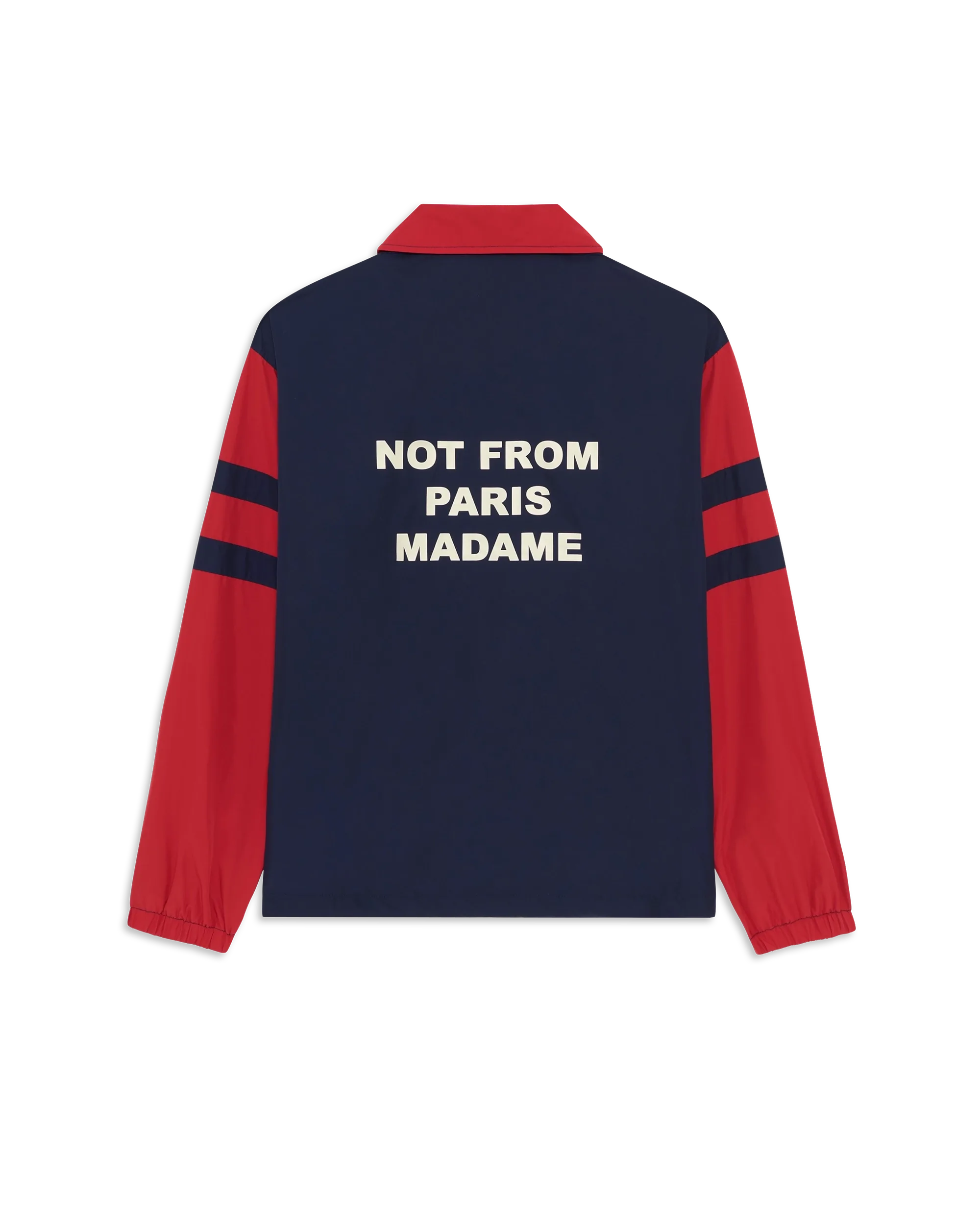 Drôle De Monsieur Slogan Nylon Jacket Jacke Navy Polyamid