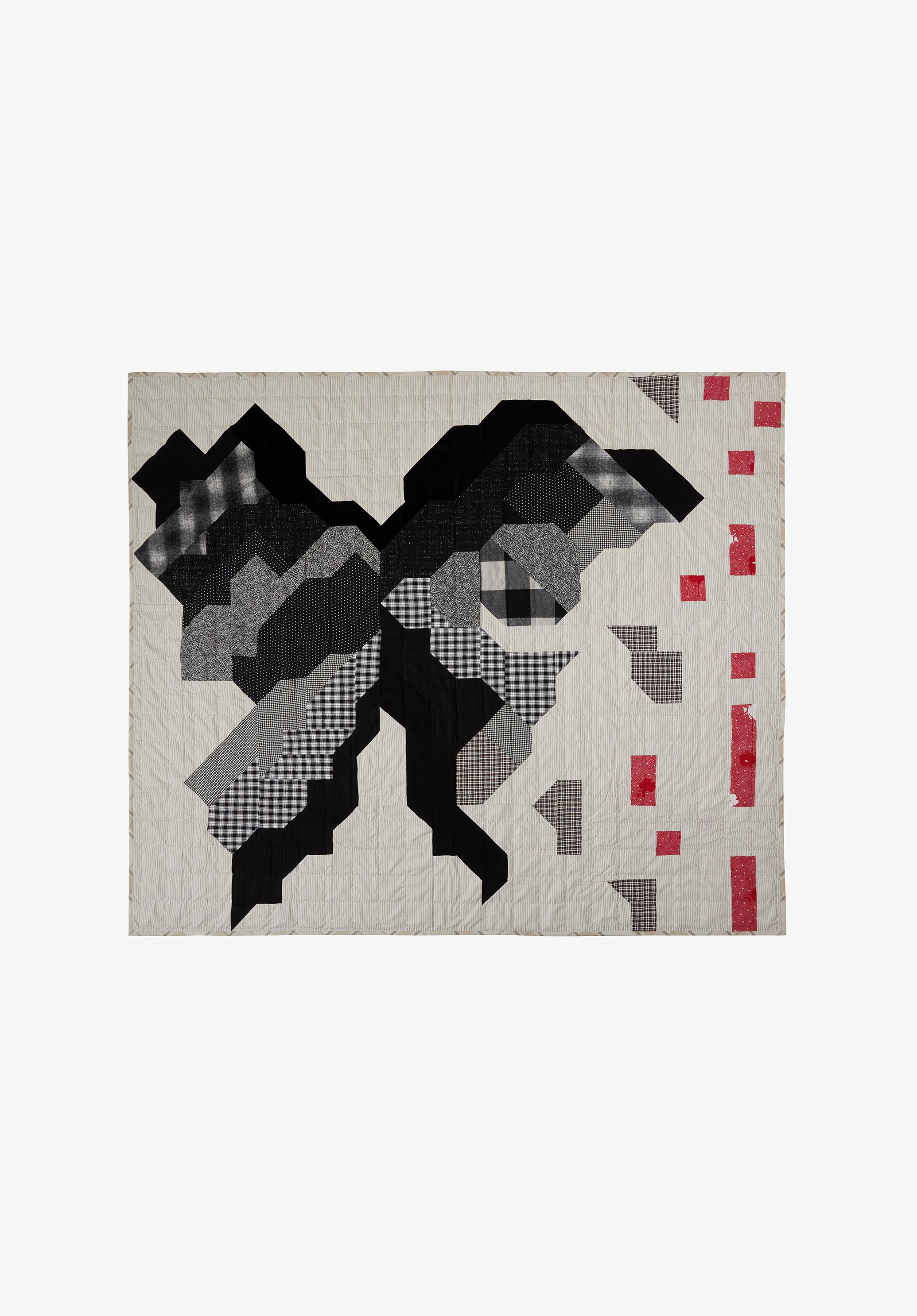 A.P.C. Accessories Demi Deuil Quilt Patchwork T4