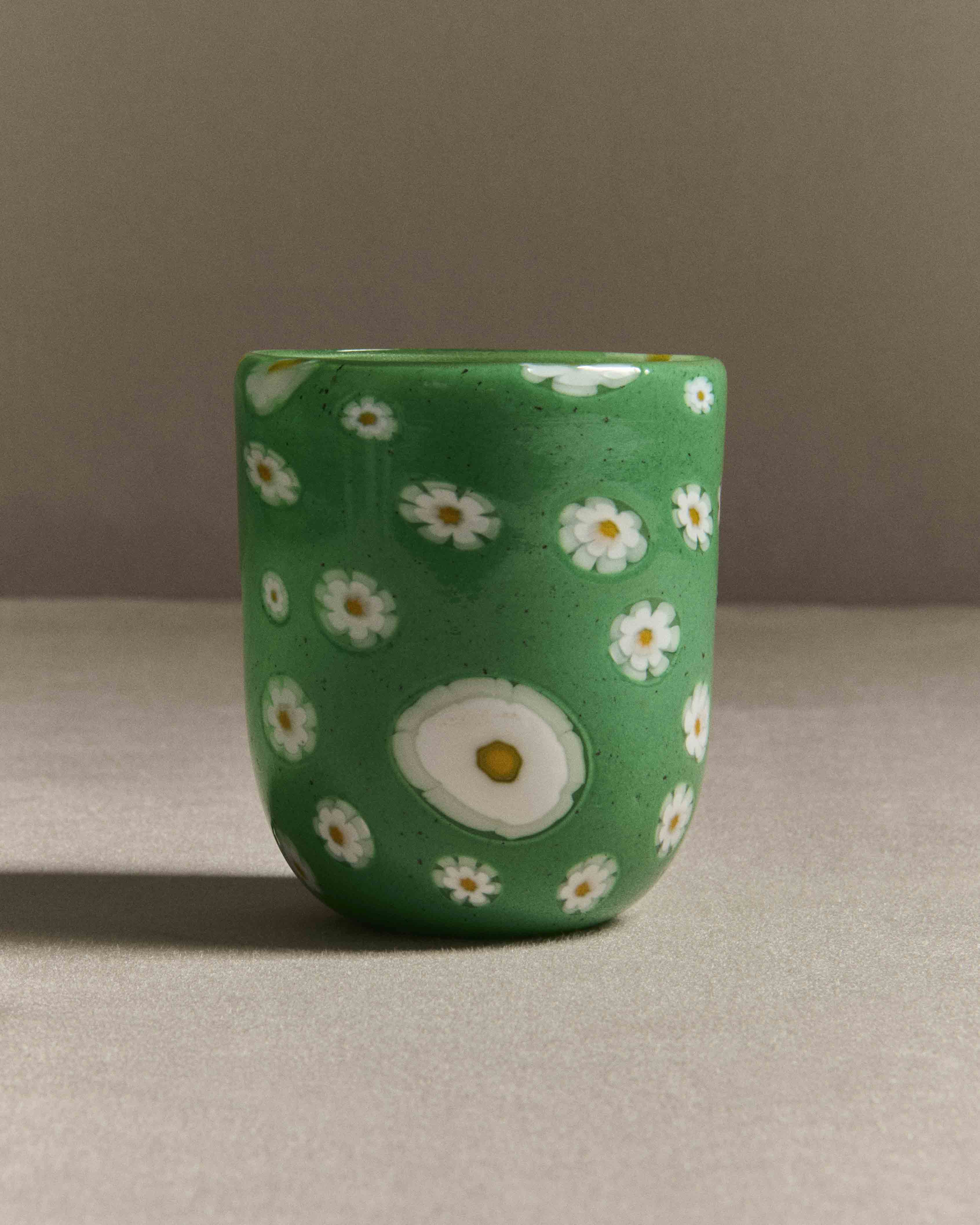 J.W.Anderson Full Murrina Glas Grün-Weiß Murano