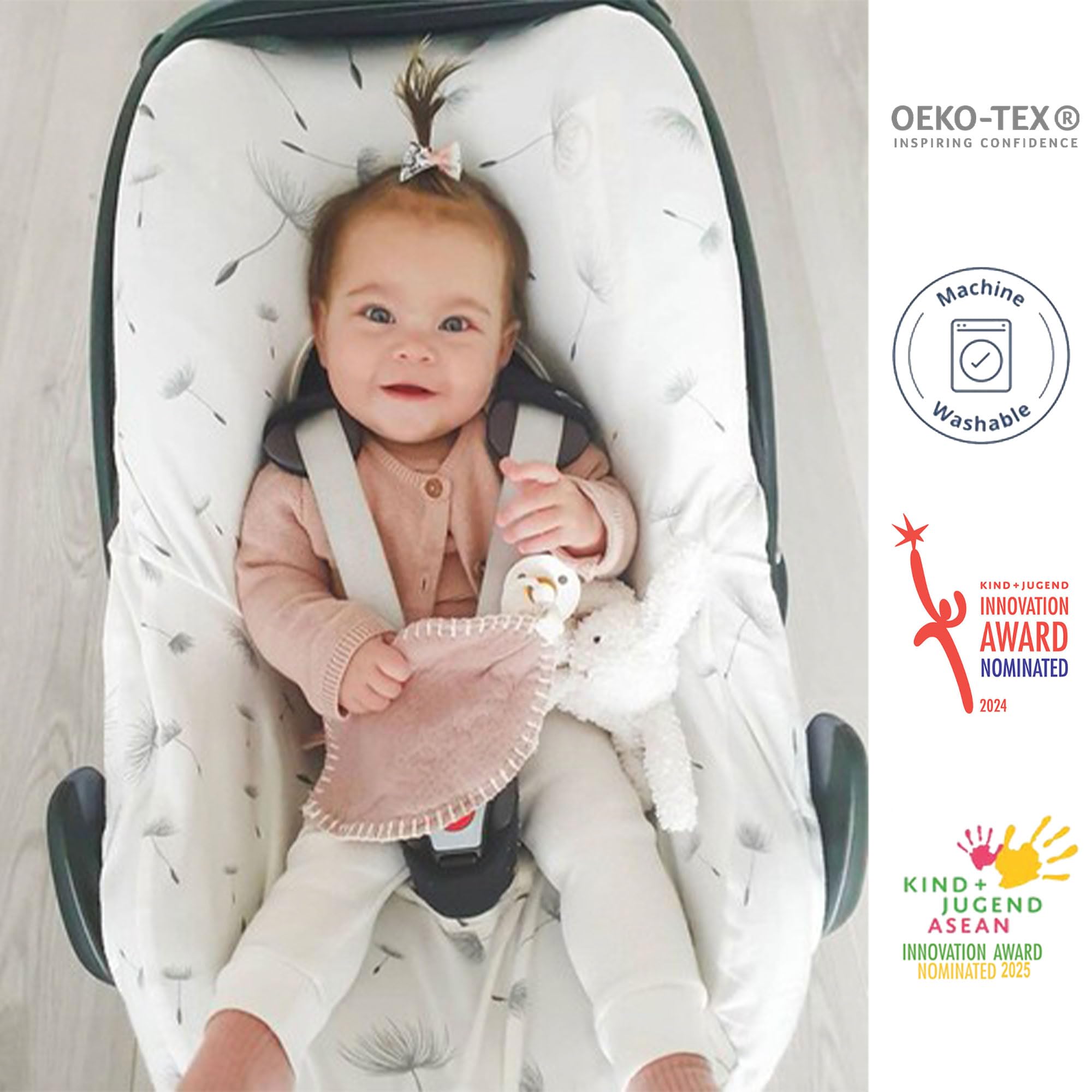 Dooky Seat Cover 0+ Babyschalenbezug Dandelion Baumwolle