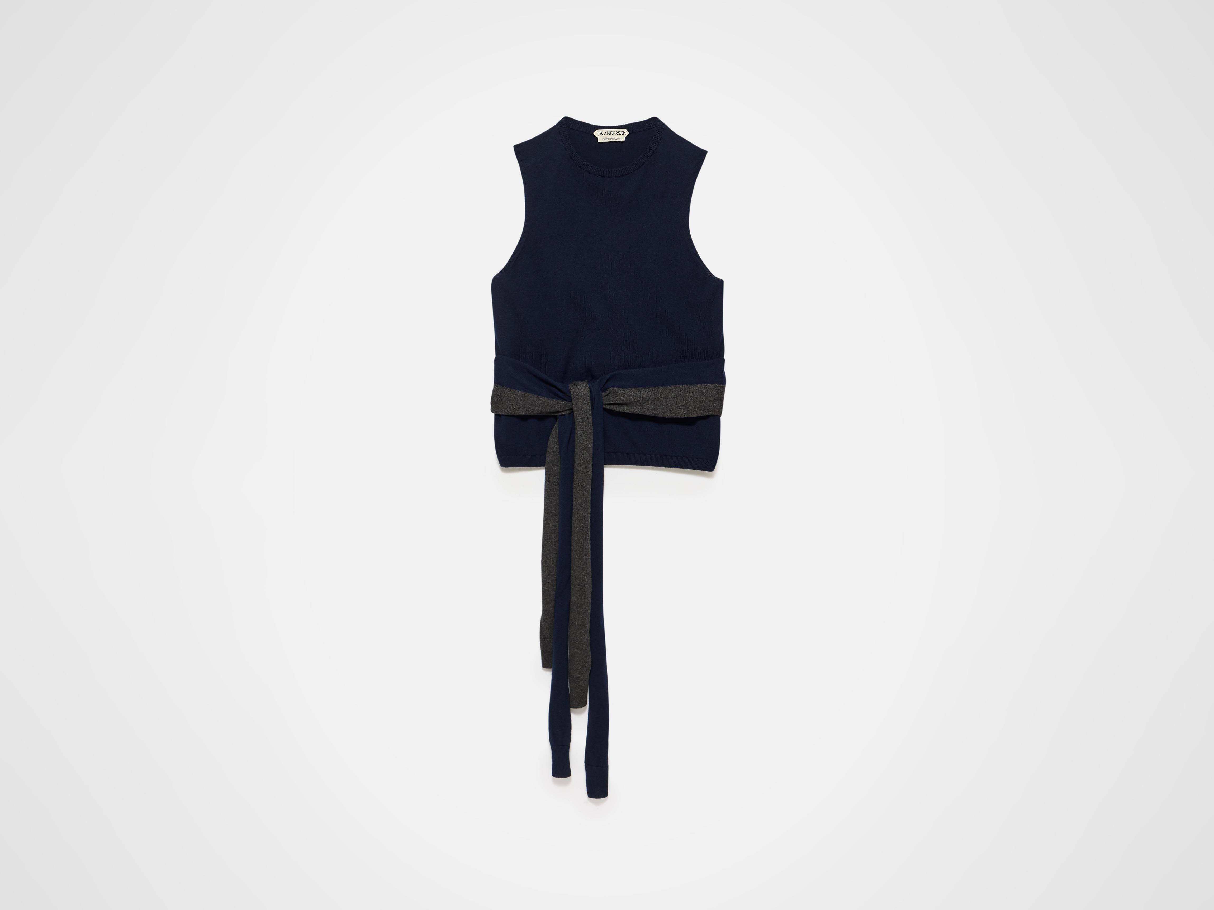 J.W.Anderson Waist Tie Tank Top Damen Navy Grösse S