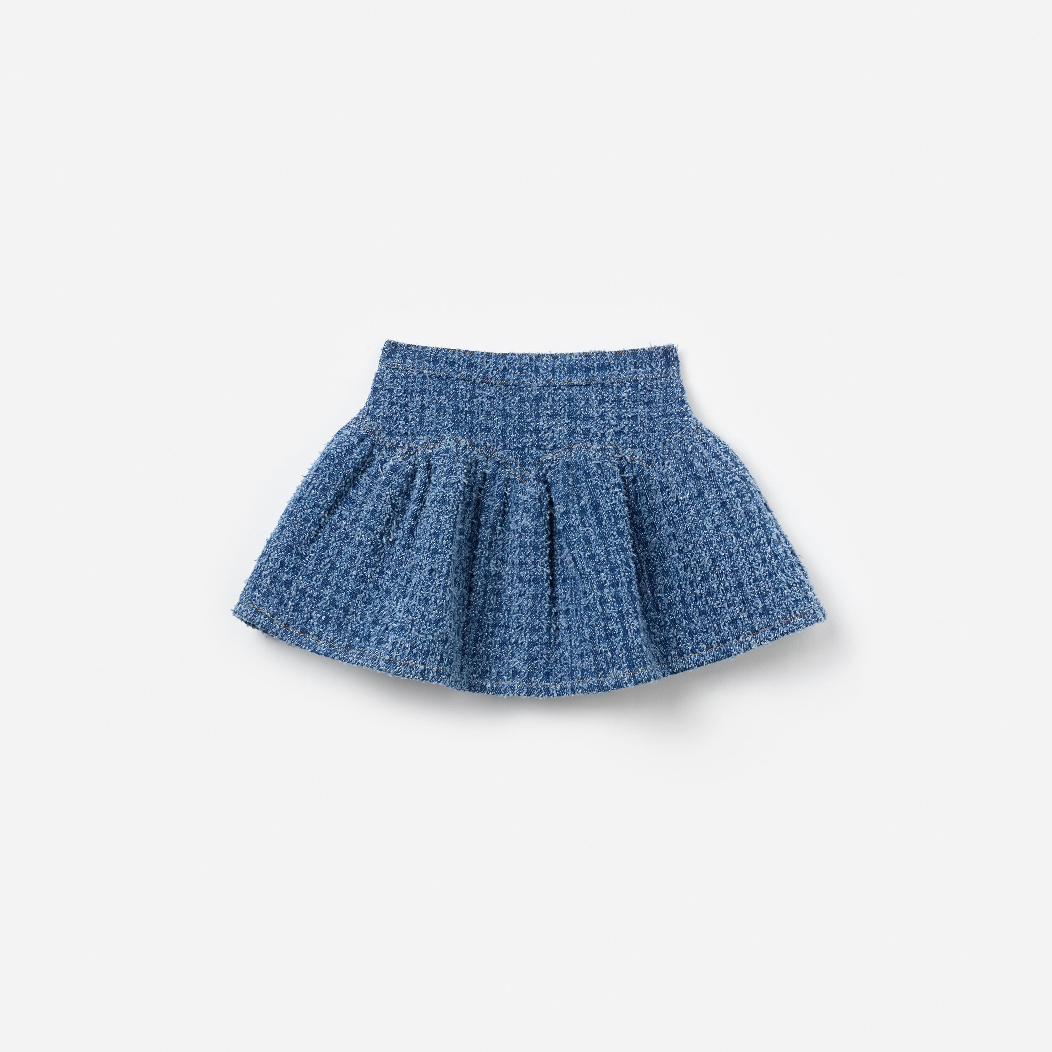 Self-Portrait Textured Denim Rock Kinder Mini