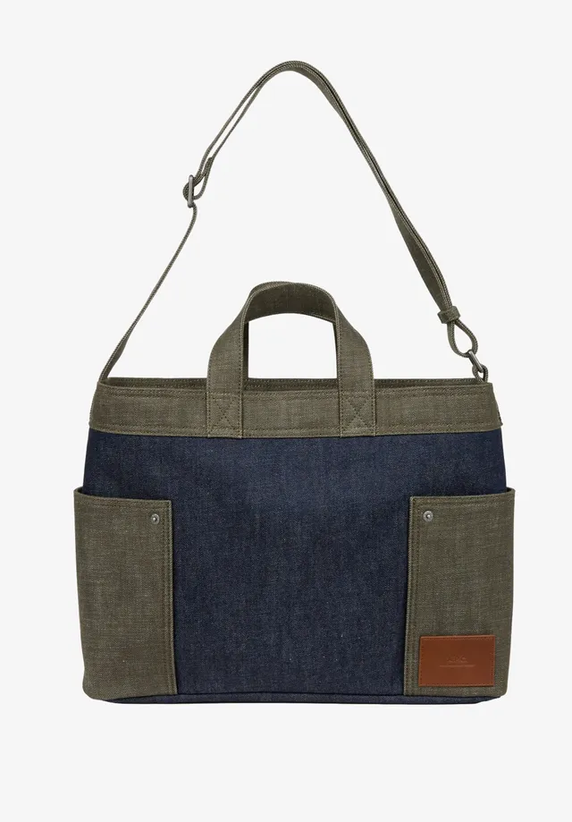 A.P.C. Jardin Tragetasche Denim argent TU