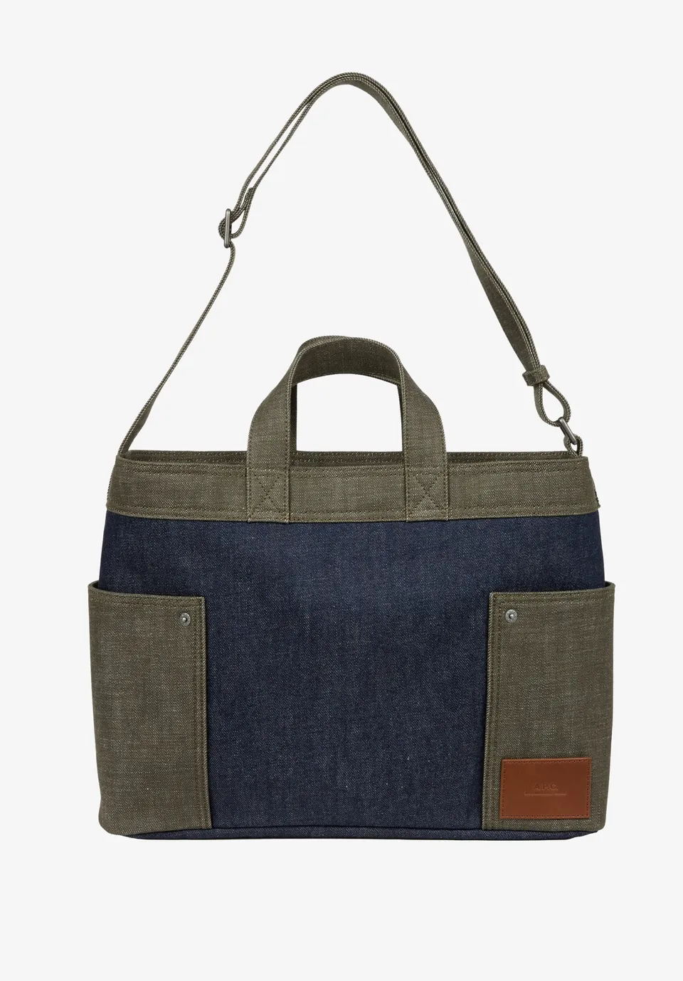 A.P.C. Jardin Tragetasche Denim argent TU