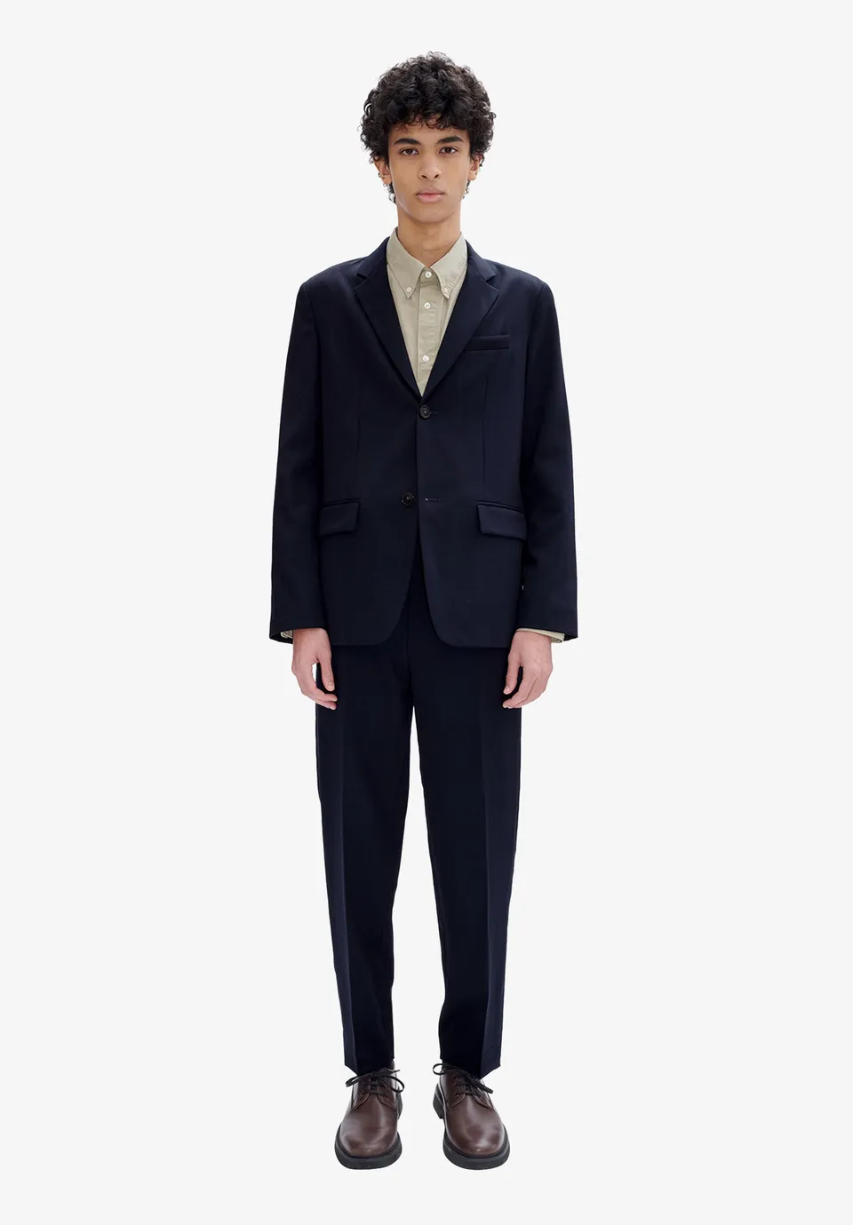 A.P.C. Sakko Marine Wollmix Gerade 2-Knopf