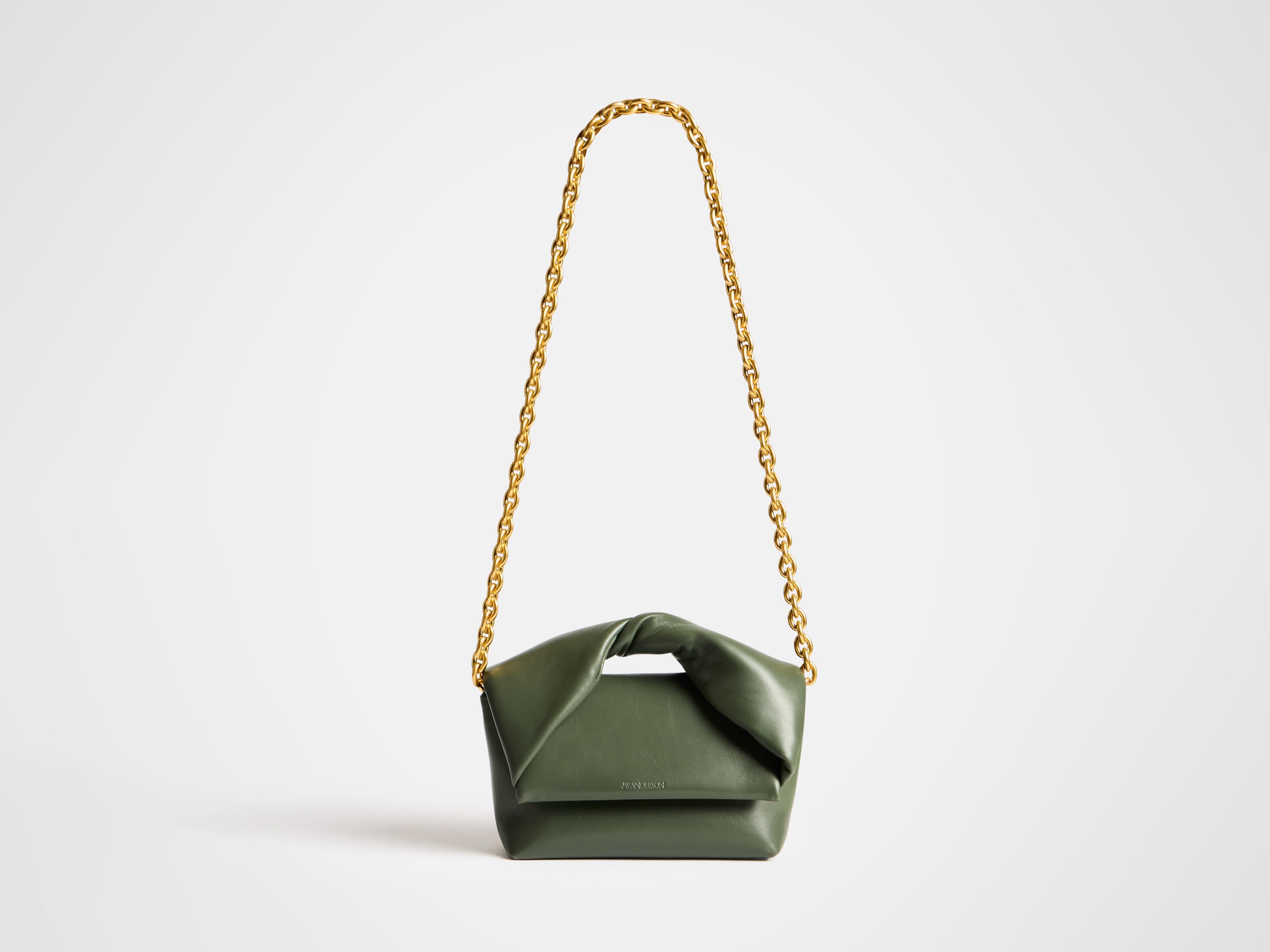 J.W.Anderson Twister Bag Medium Tasche Khaki Leder