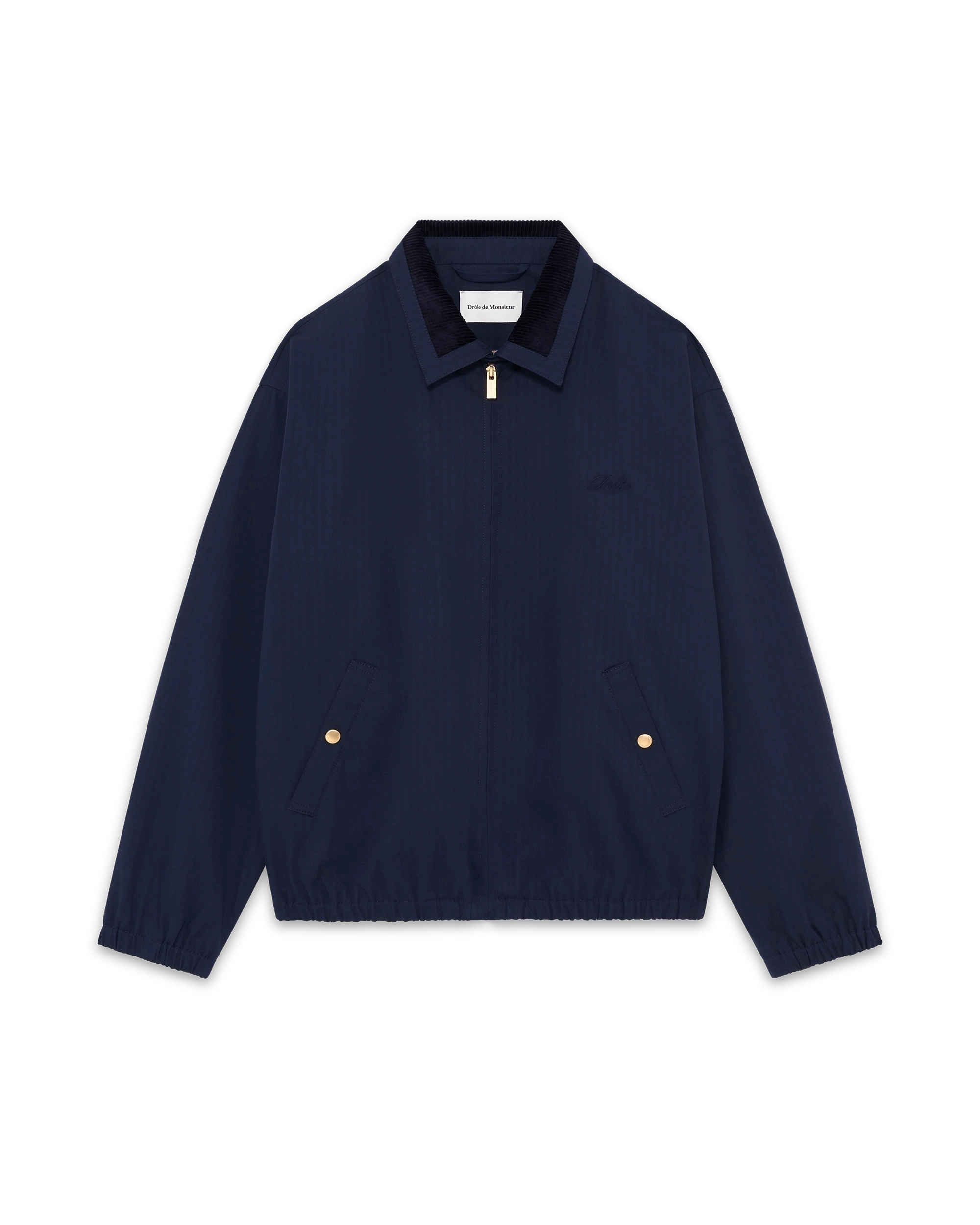 Drôle De Monsieur Blouson Drôle Jacke Navy Baumwolle