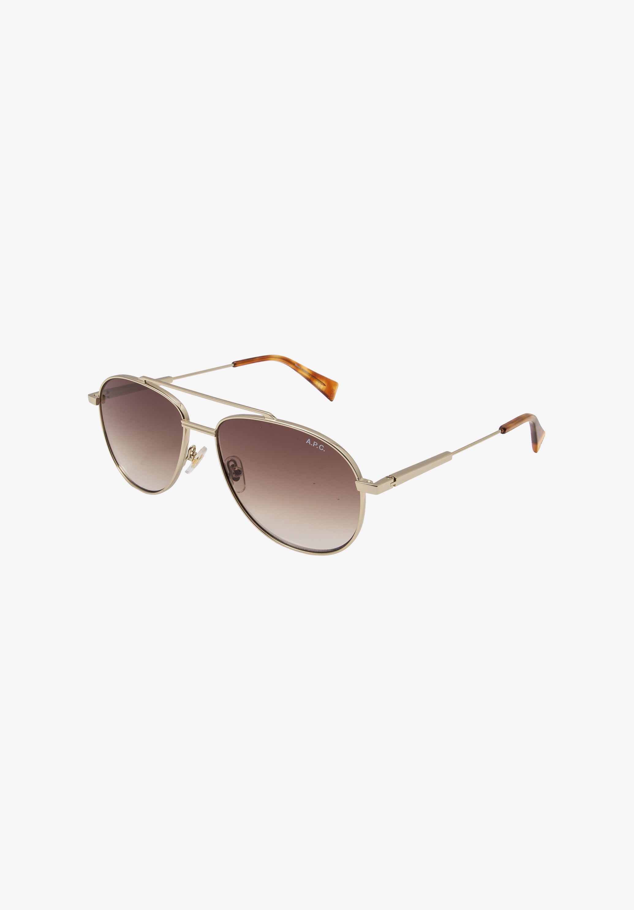 A.P.C. Les Pilotes Sonnenbrille braun TU UV-Schutz