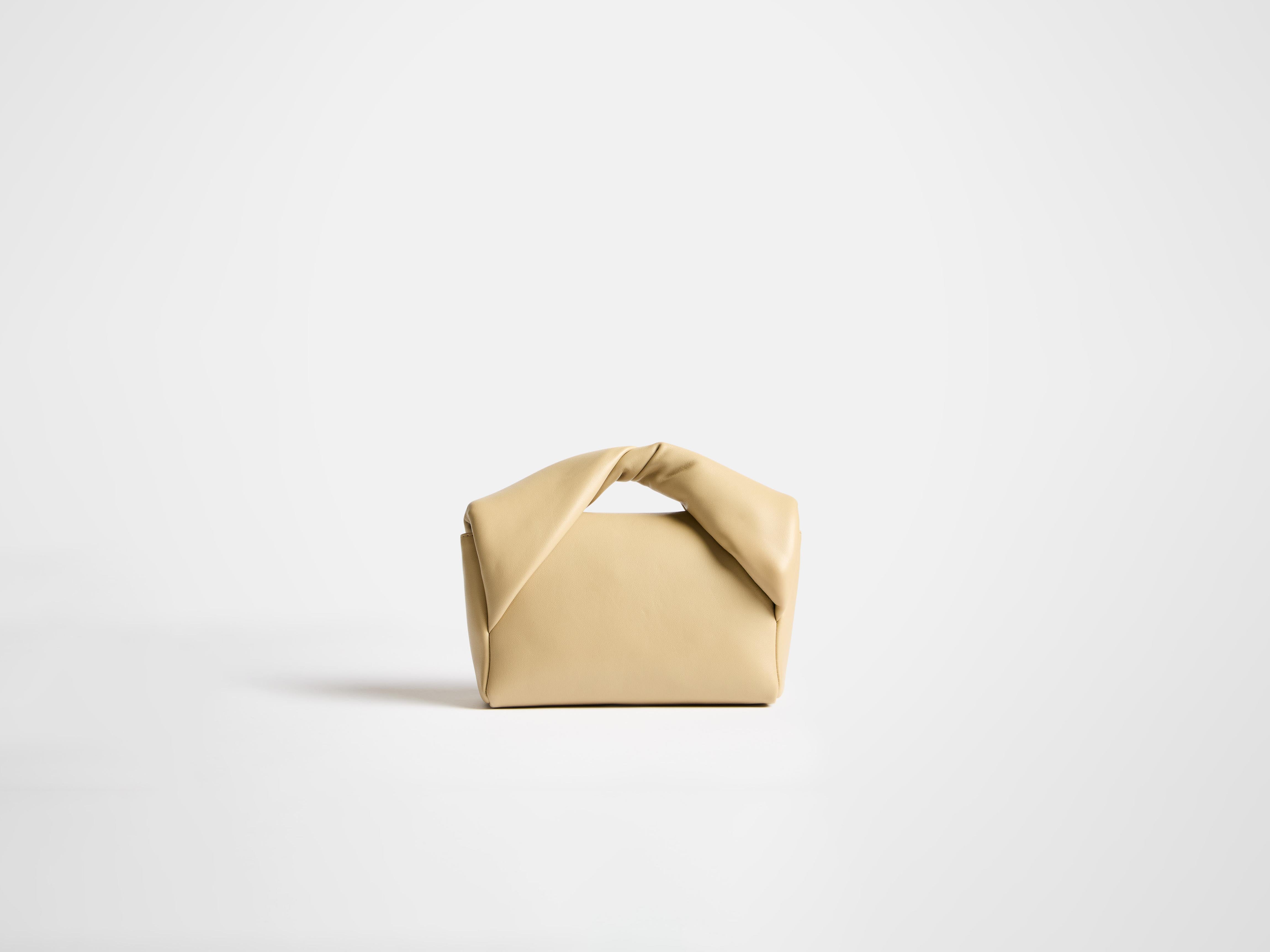 J.W.Anderson Twister Tasche Leder Taupe Medium