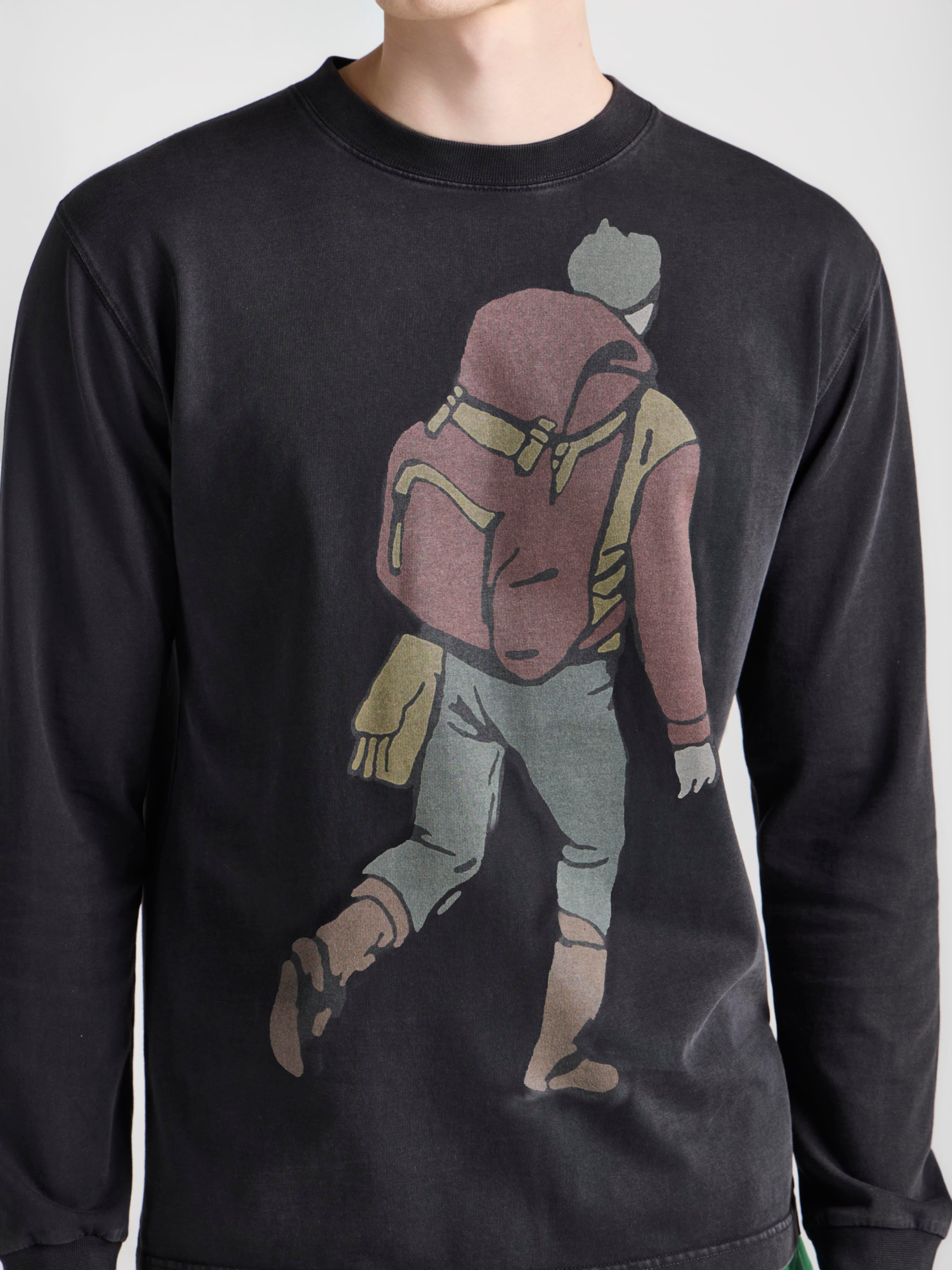 J.W.Anderson Shirts Hiker Langarm Shirt Schwarz Baumwolle